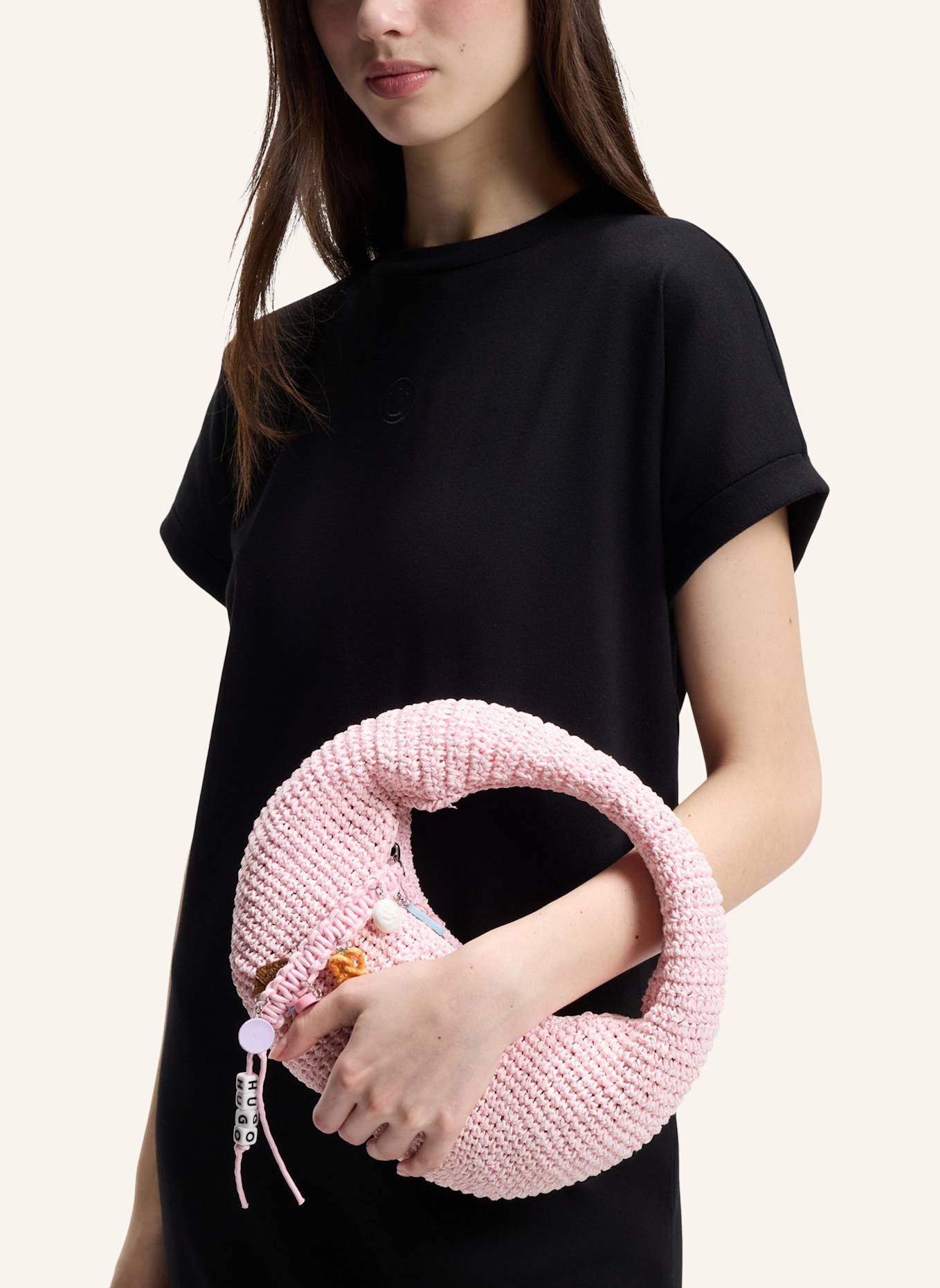 HUGO Umhängetasche ZEYA_HANDBAG: ROSA