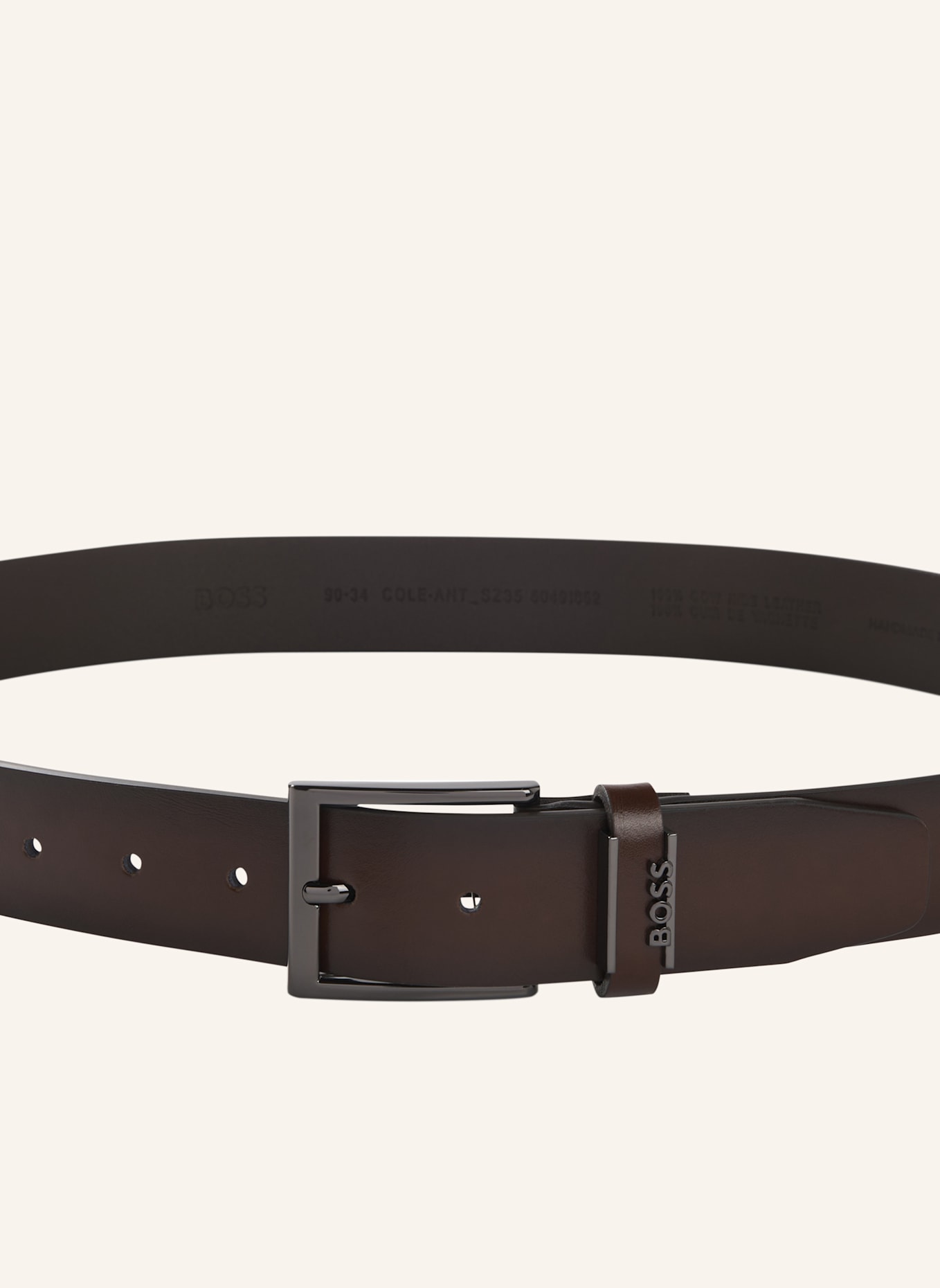 BOSS Business Gürtel COLE-ANT_SZ35: DUNKELBRAUN