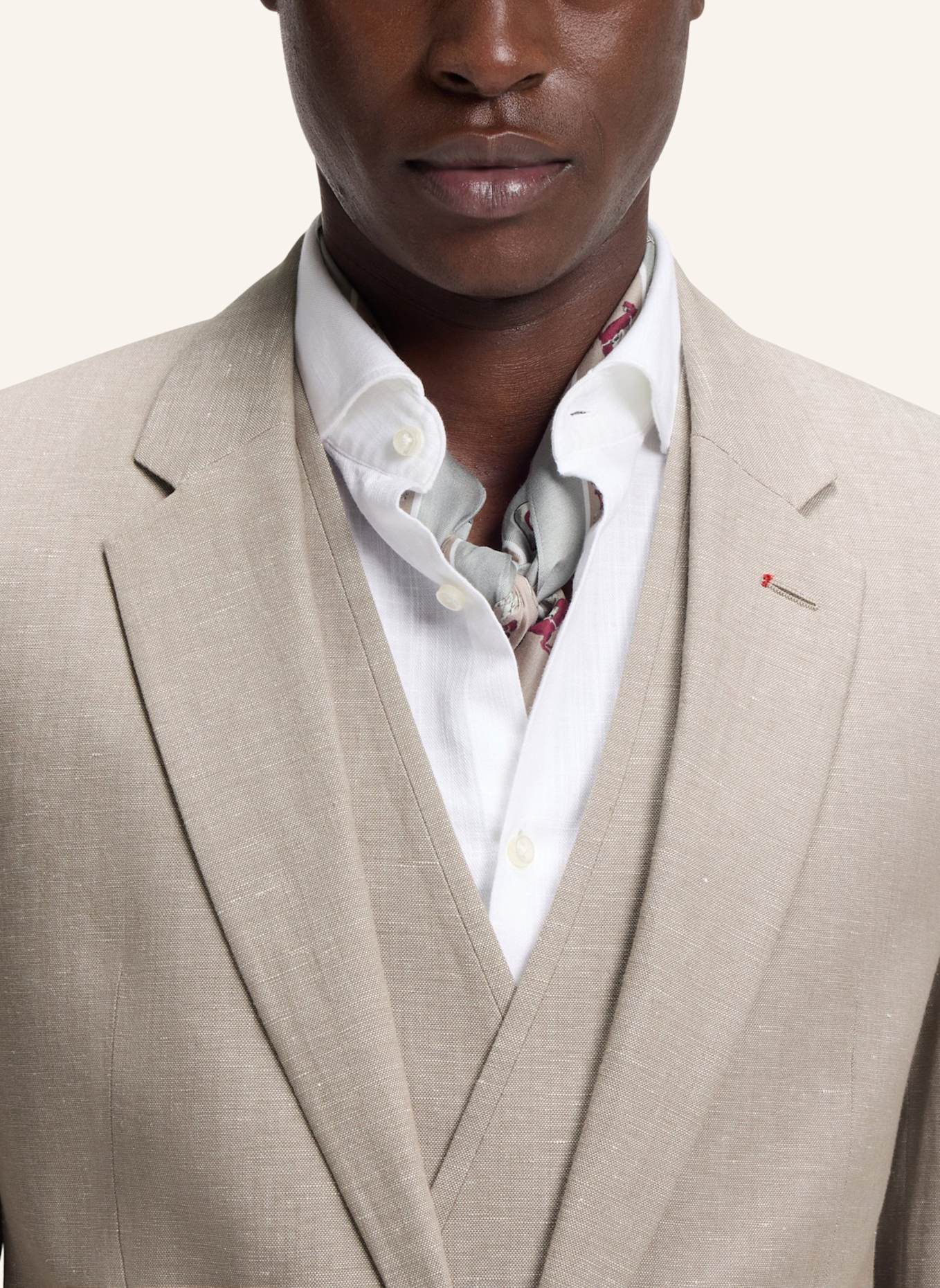 HUGO Business Anzug HENRY-GETLIN253X Slim Fit: HELLBRAUN