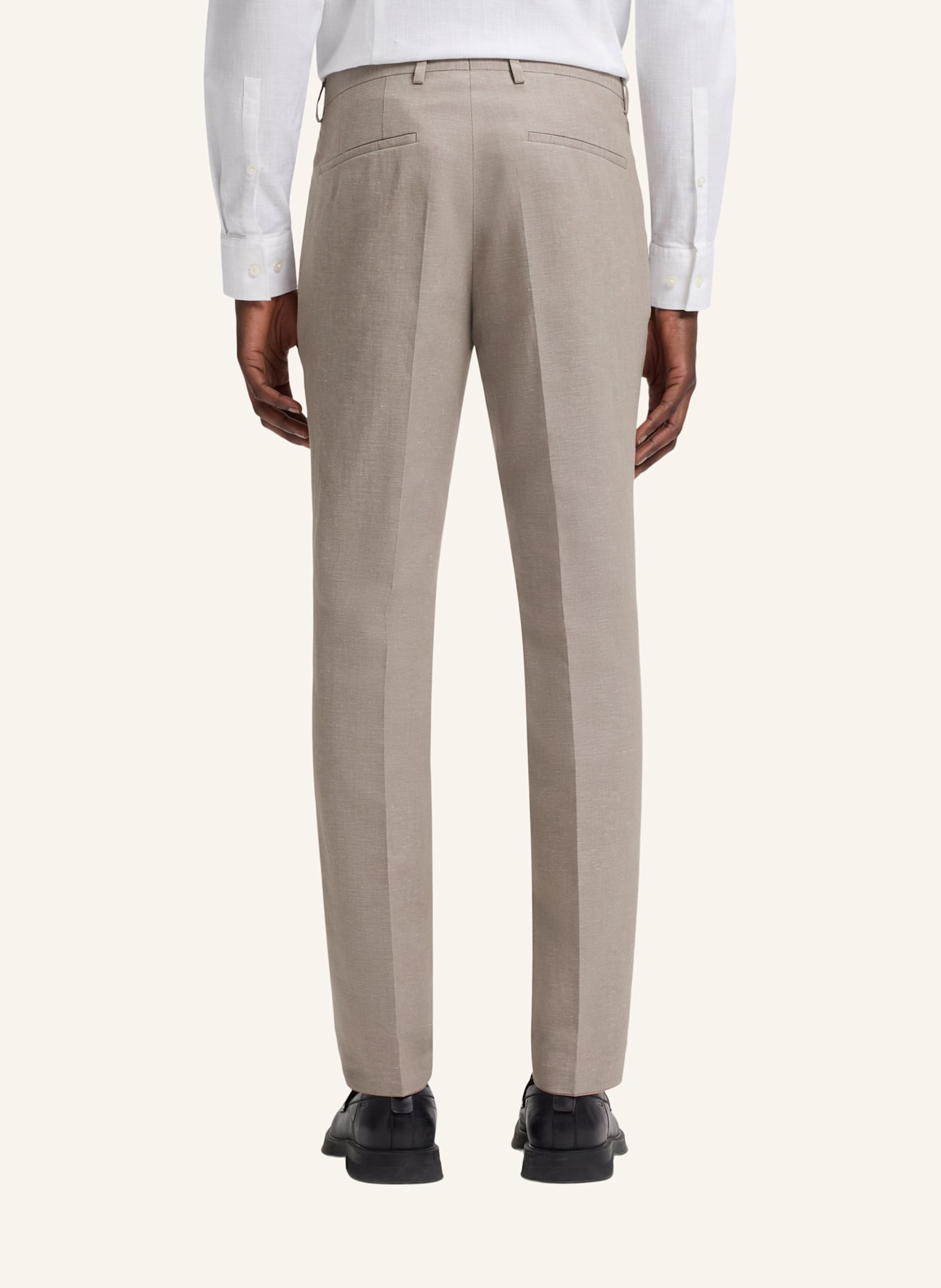 HUGO Business Anzug HENRY-GETLIN253X Slim Fit: HELLBRAUN