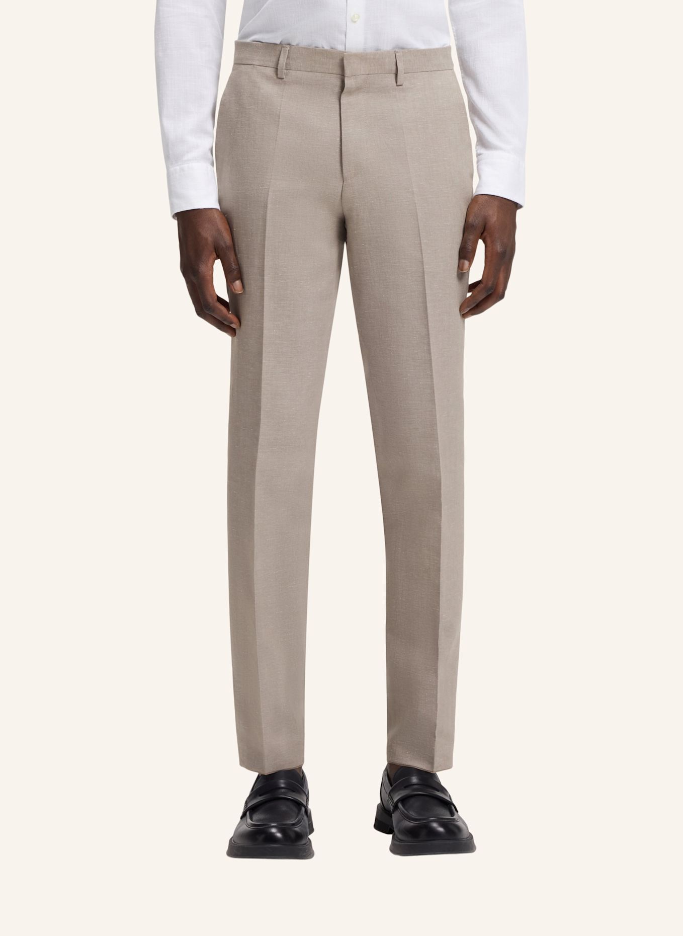 HUGO Business Anzug HENRY-GETLIN253X Slim Fit: HELLBRAUN