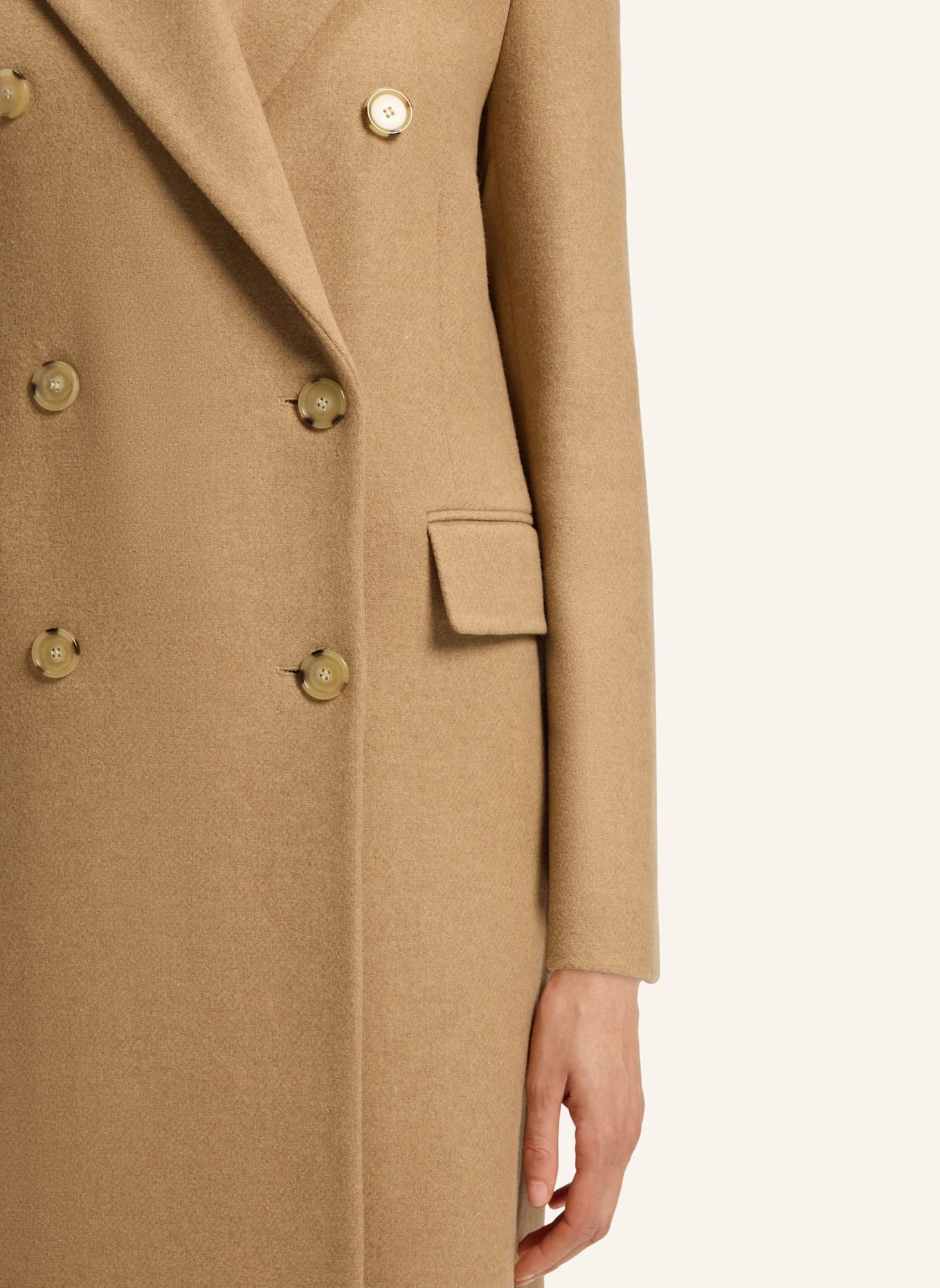 BOSS Klassischer Mantel CALLAF Regular Fit: BEIGE