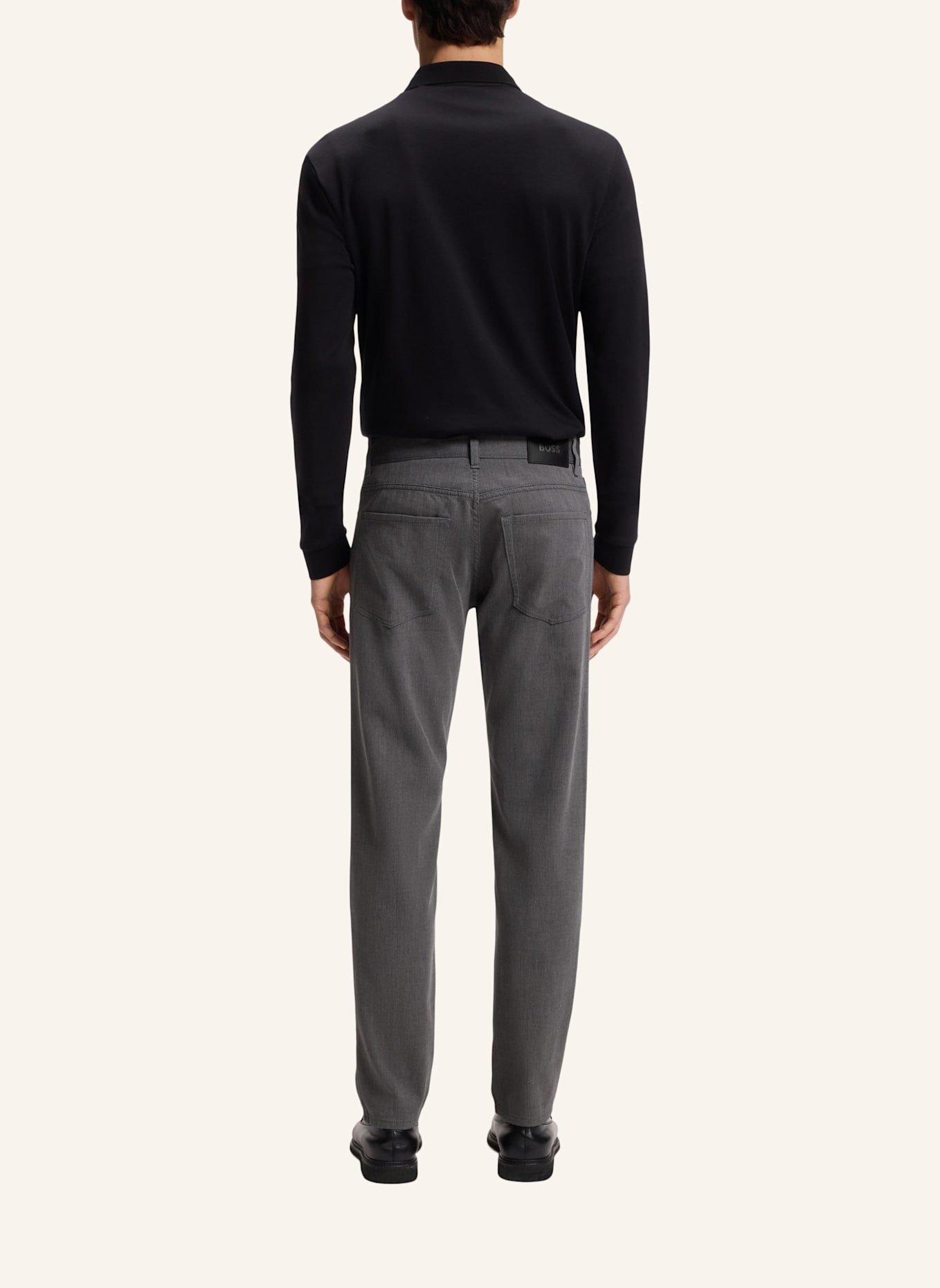 BOSS Casual Hose H-RE.MAINE5 Regular Fit: SCHWARZ