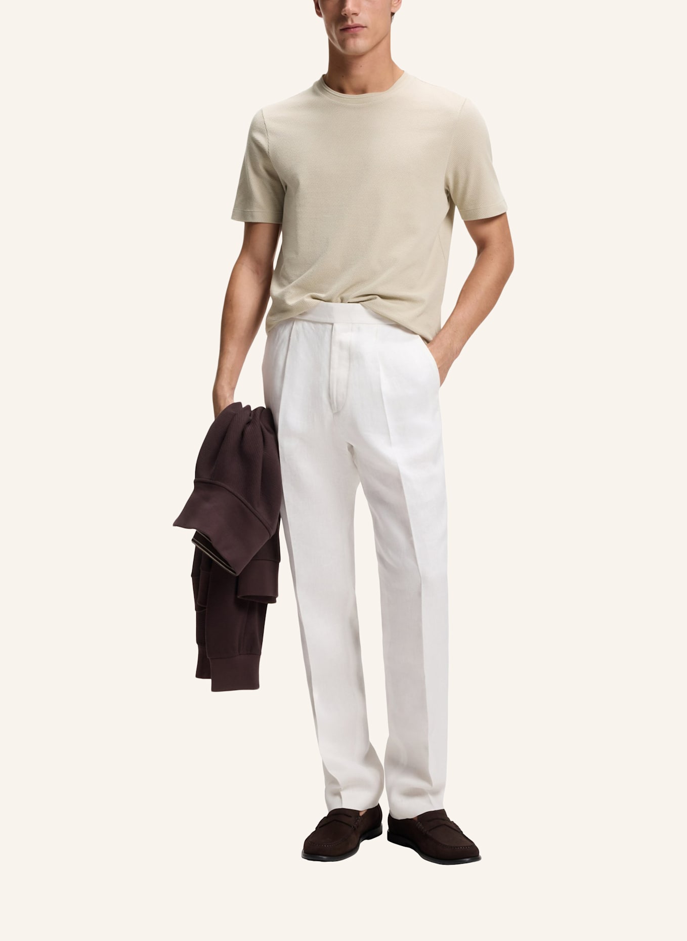 BOSS T-Shirt TIBURT: BEIGE