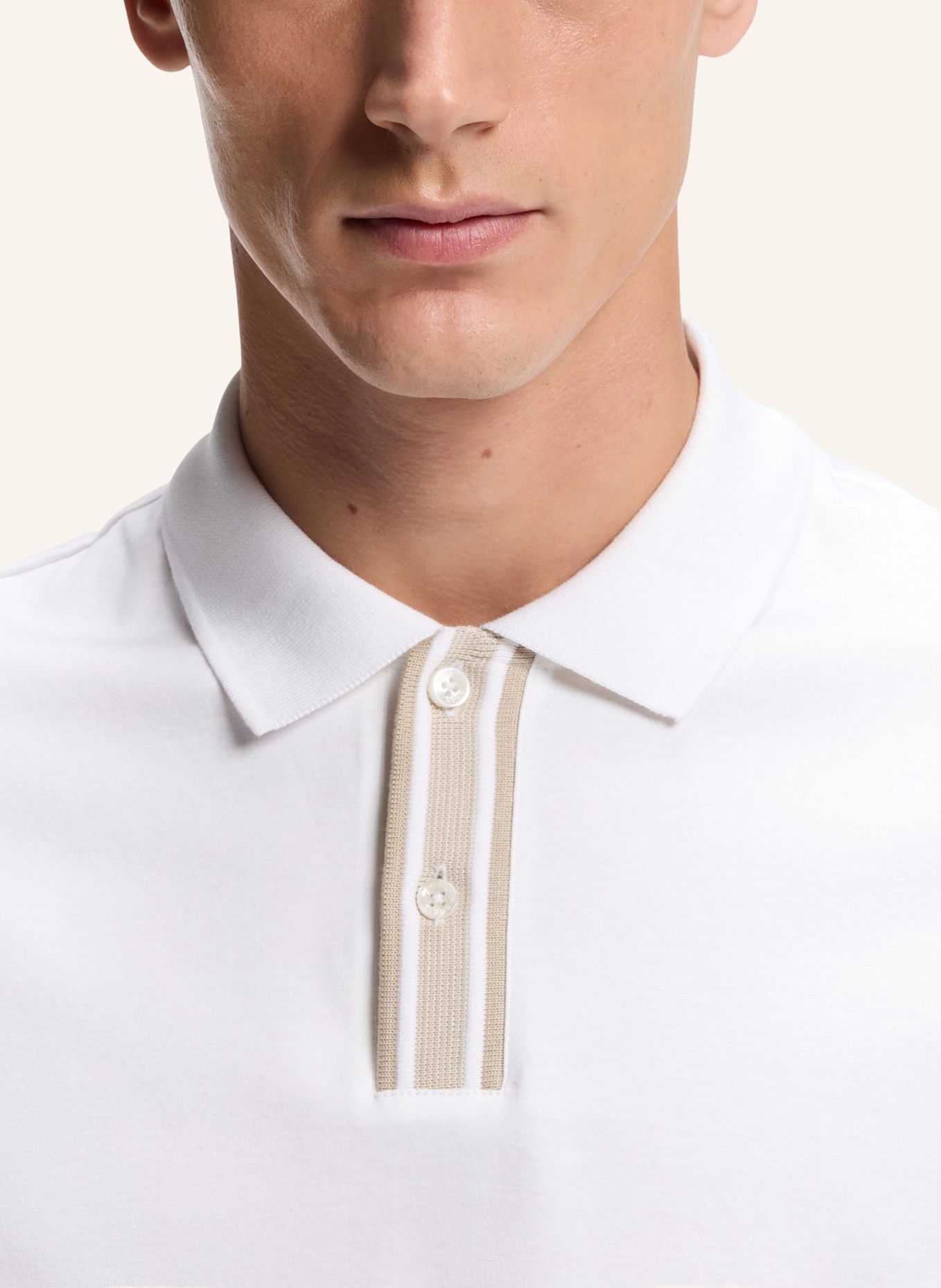 BOSS Poloshirt H-PARLAY 238 Regular Fit: WEISS