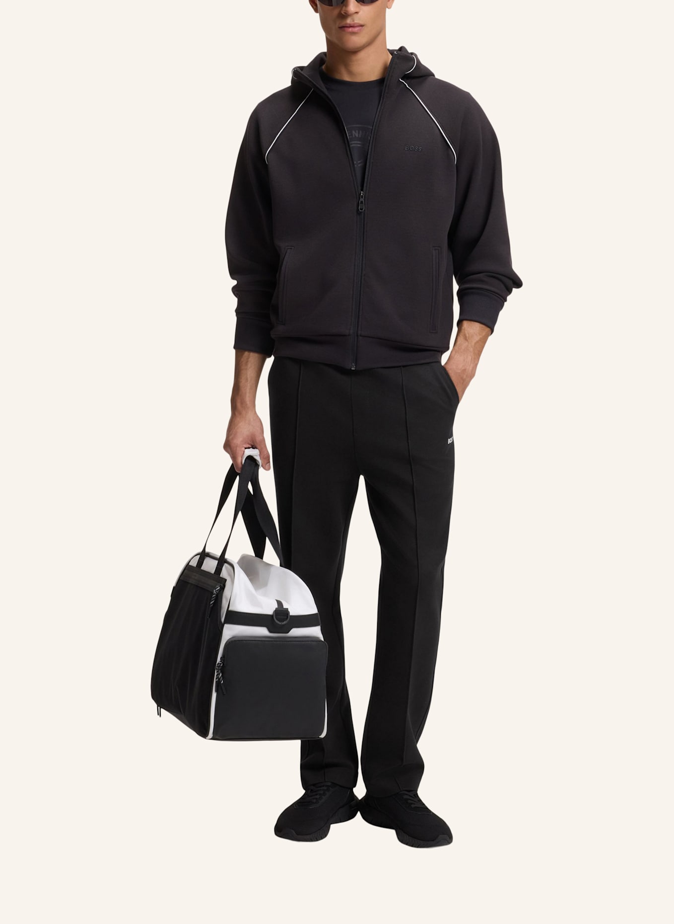 BOSS Casual Hose JT_MEMBER HURLEY Regular Fit: SCHWARZ