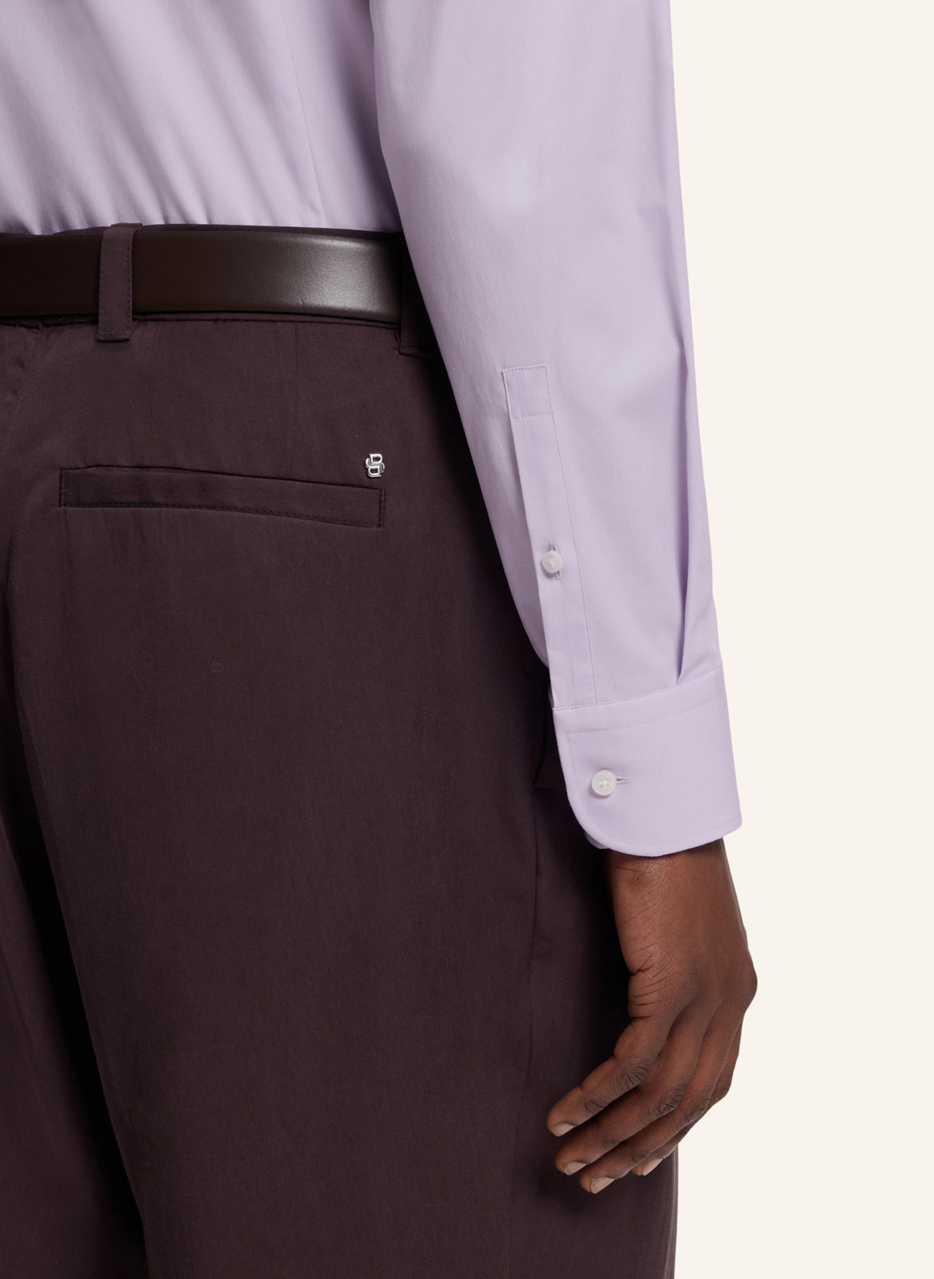 BOSS Hemd HANK Slim Fit: LILA