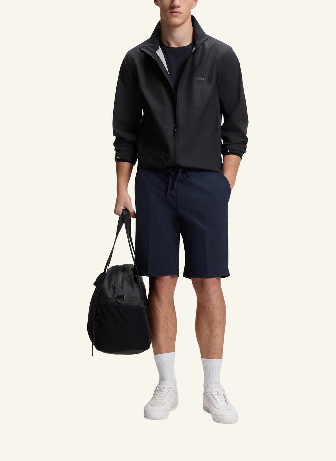 BOSS Casual Jacke OW_GOC BIRDIE Regular Fit: DUNKELBLAU