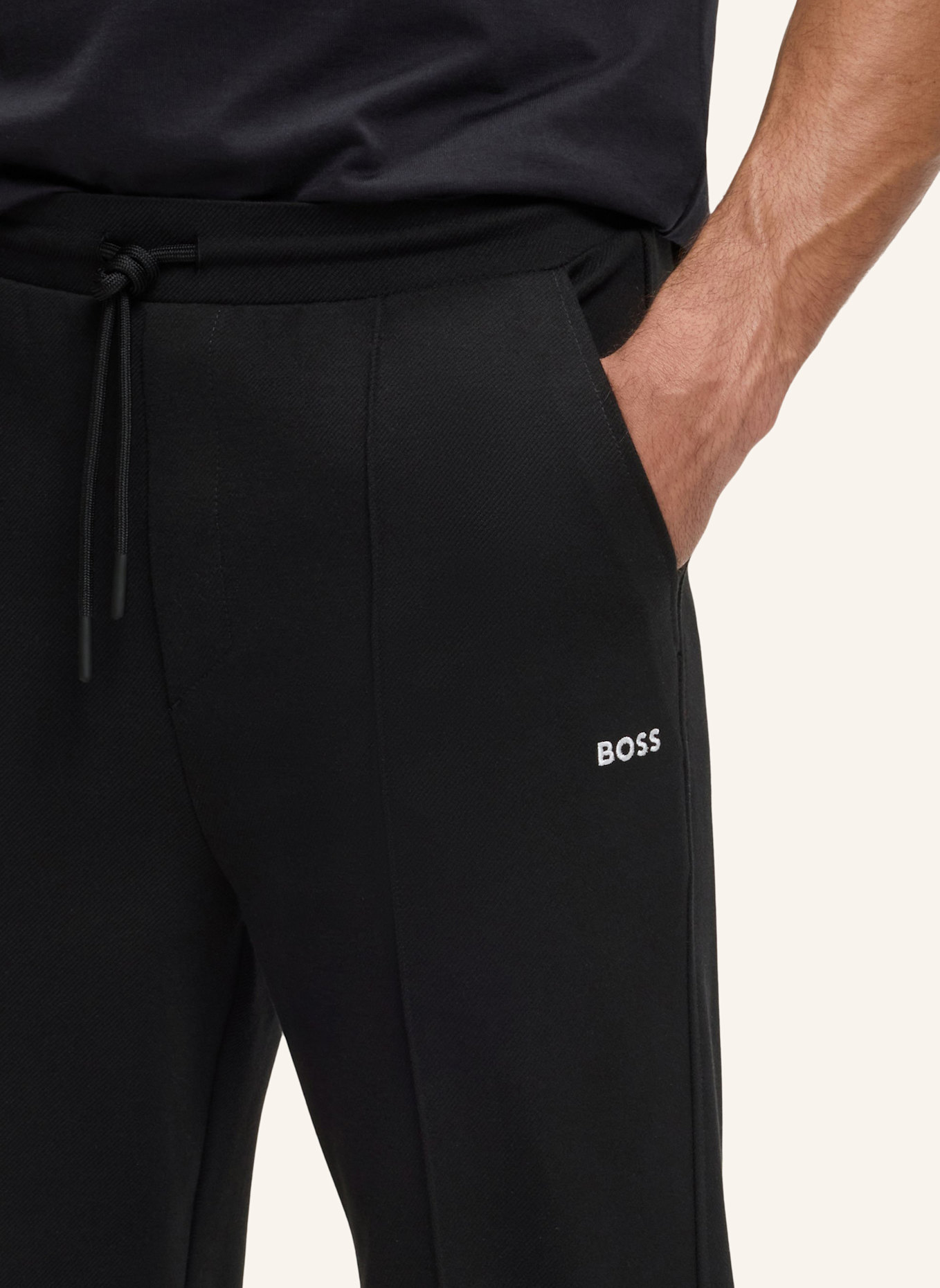 BOSS Casual Hose JT_MEMBER HURLEY Regular Fit: SCHWARZ