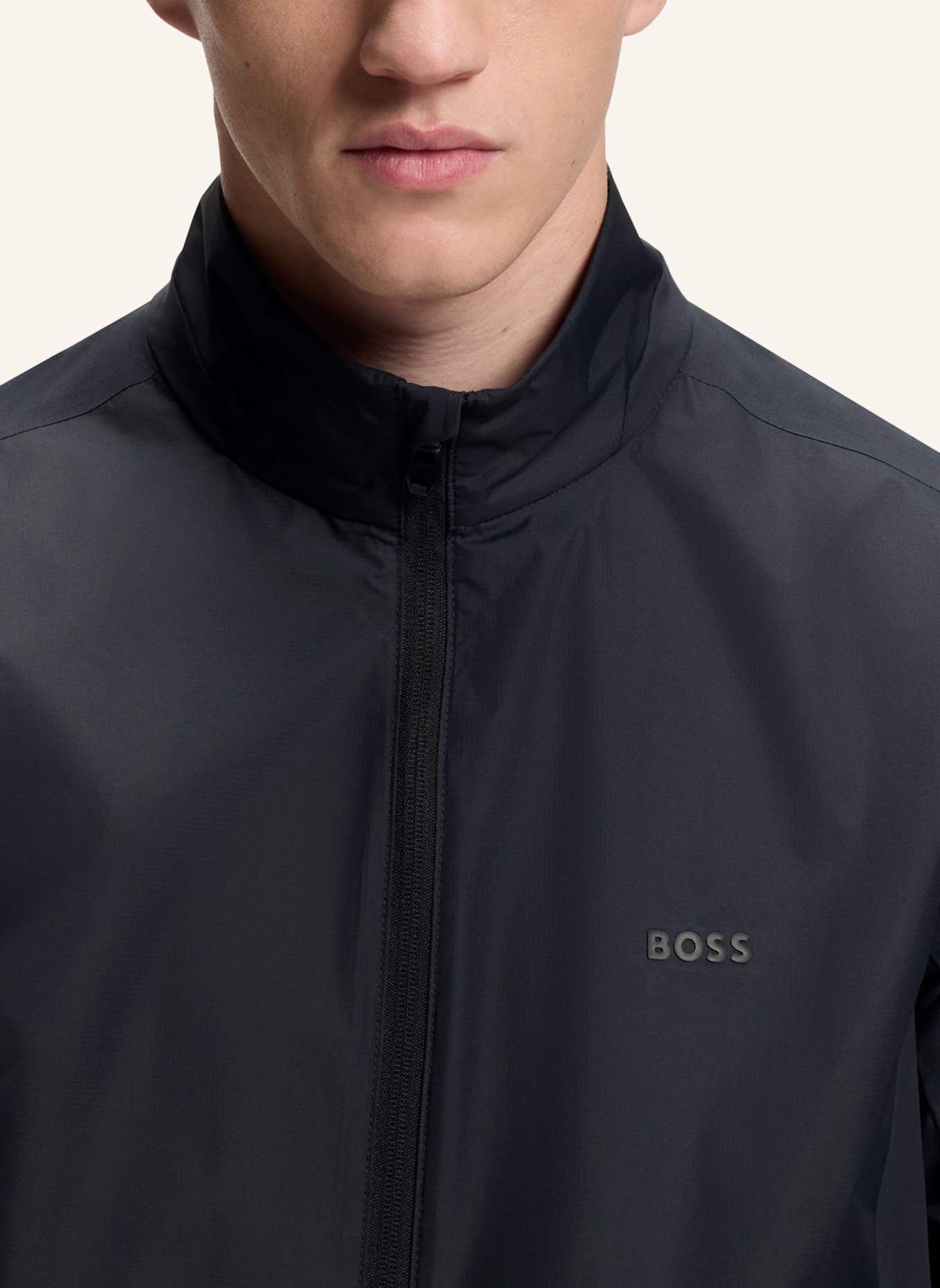 BOSS Casual Jacke OW_GOC BIRDIE Regular Fit: DUNKELBLAU