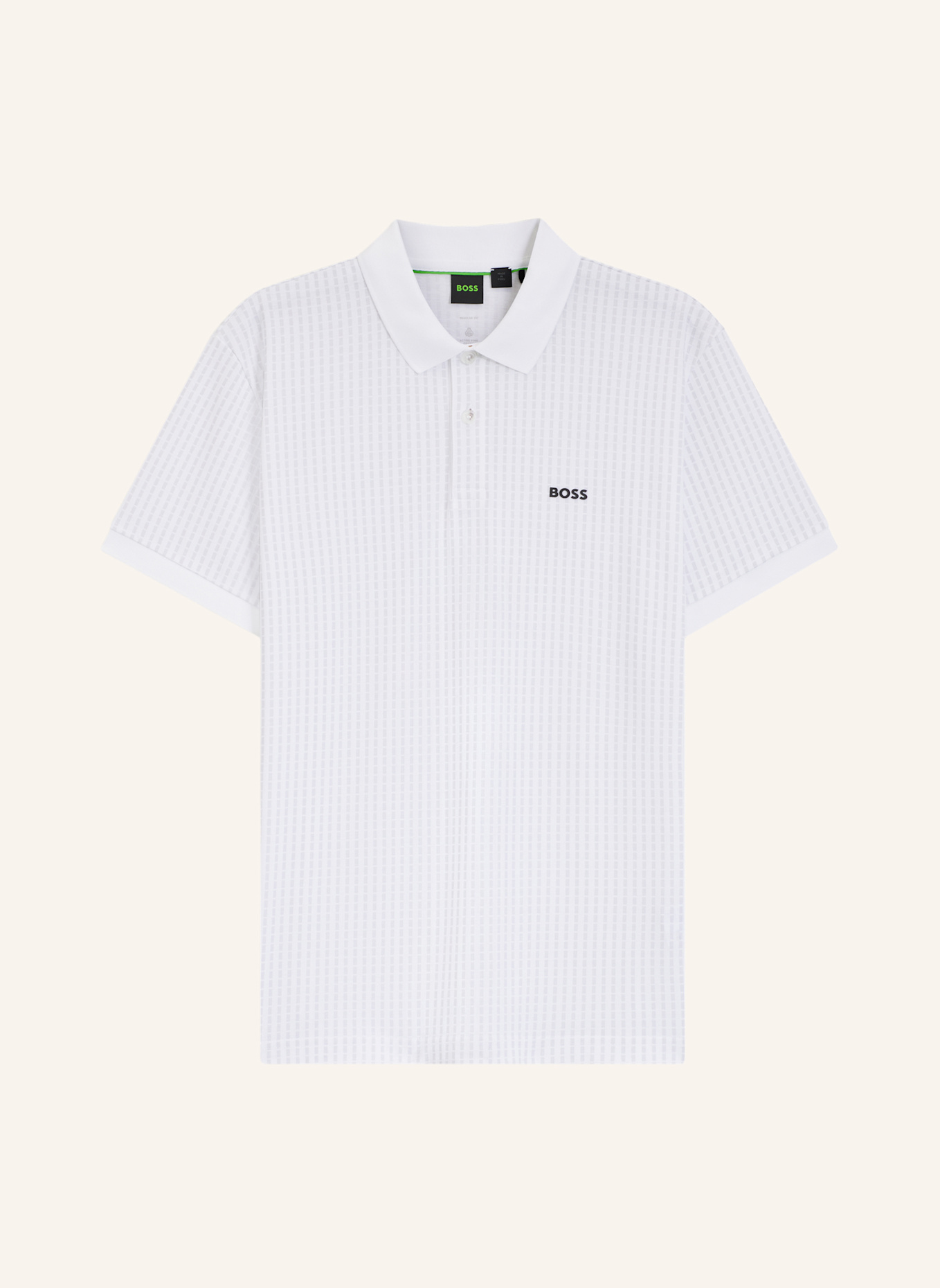 BOSS Poloshirt PL_GOC BIRDIE 3 Regular Fit: WEISS