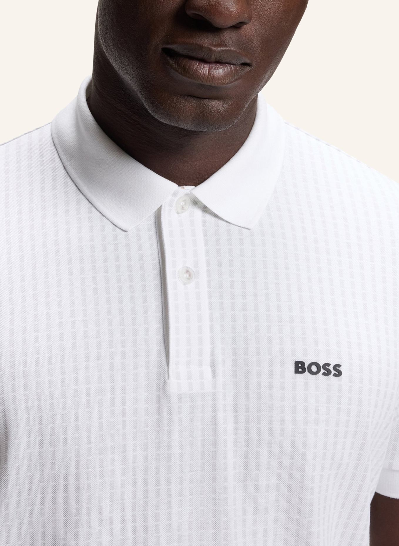 BOSS Poloshirt PL_GOC BIRDIE 3 Regular Fit: WEISS