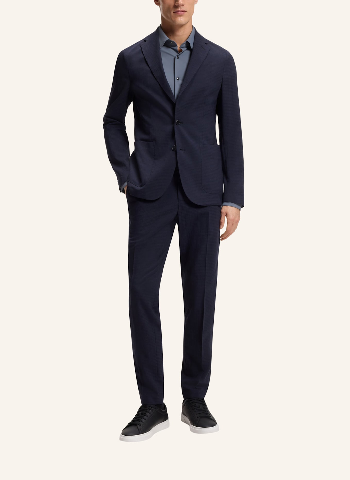 BOSS Business Hemd P-HANK-S-K-261 Slim Fit: HELLBLAU