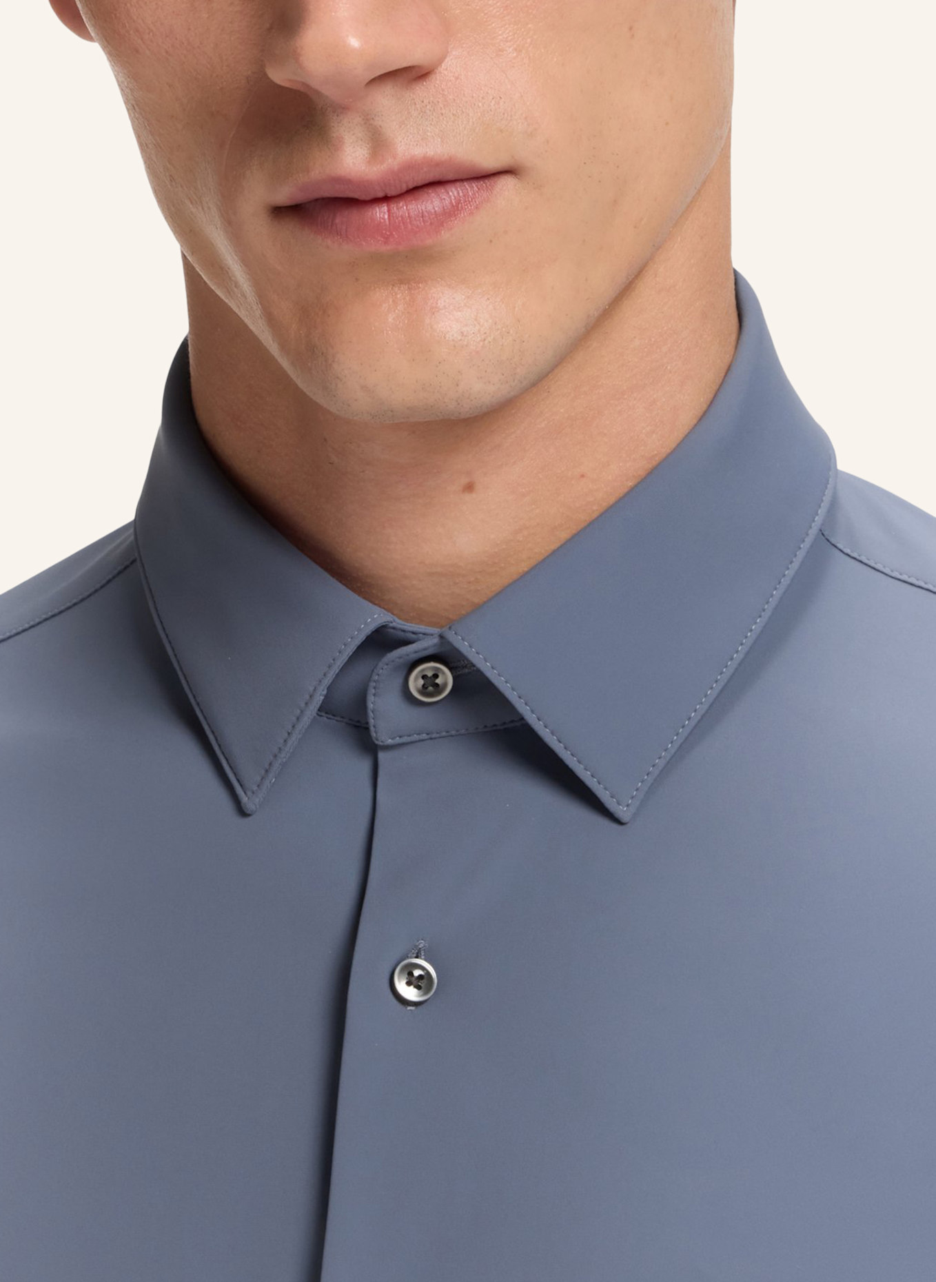 BOSS Business Hemd P-HANK-S-K-261 Slim Fit: HELLBLAU