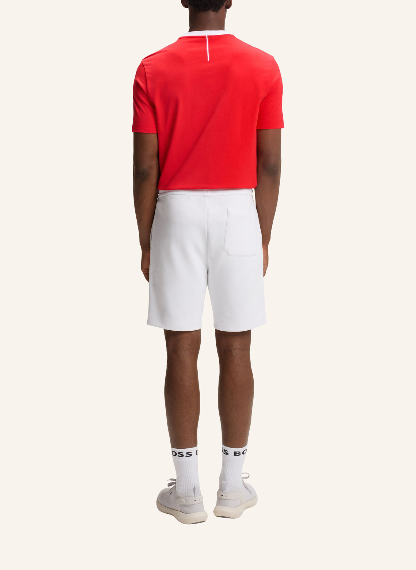 BOSS T-Shirt TS_BB BC LUX TEE Regular Fit: DUNKELROT