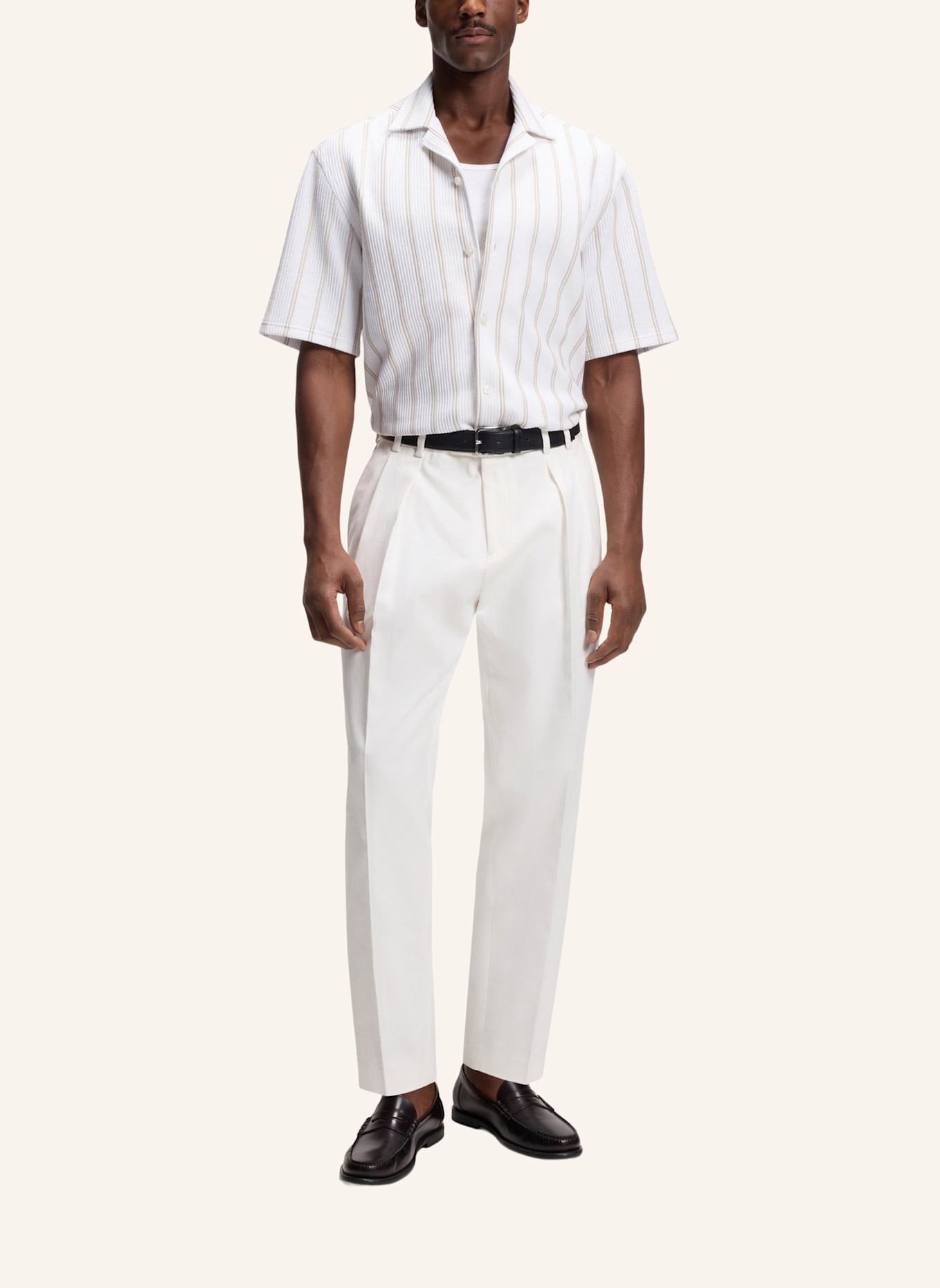 BOSS Casual Hemd C-LARS-CAMP-B-262 Relaxed Fit: BEIGE