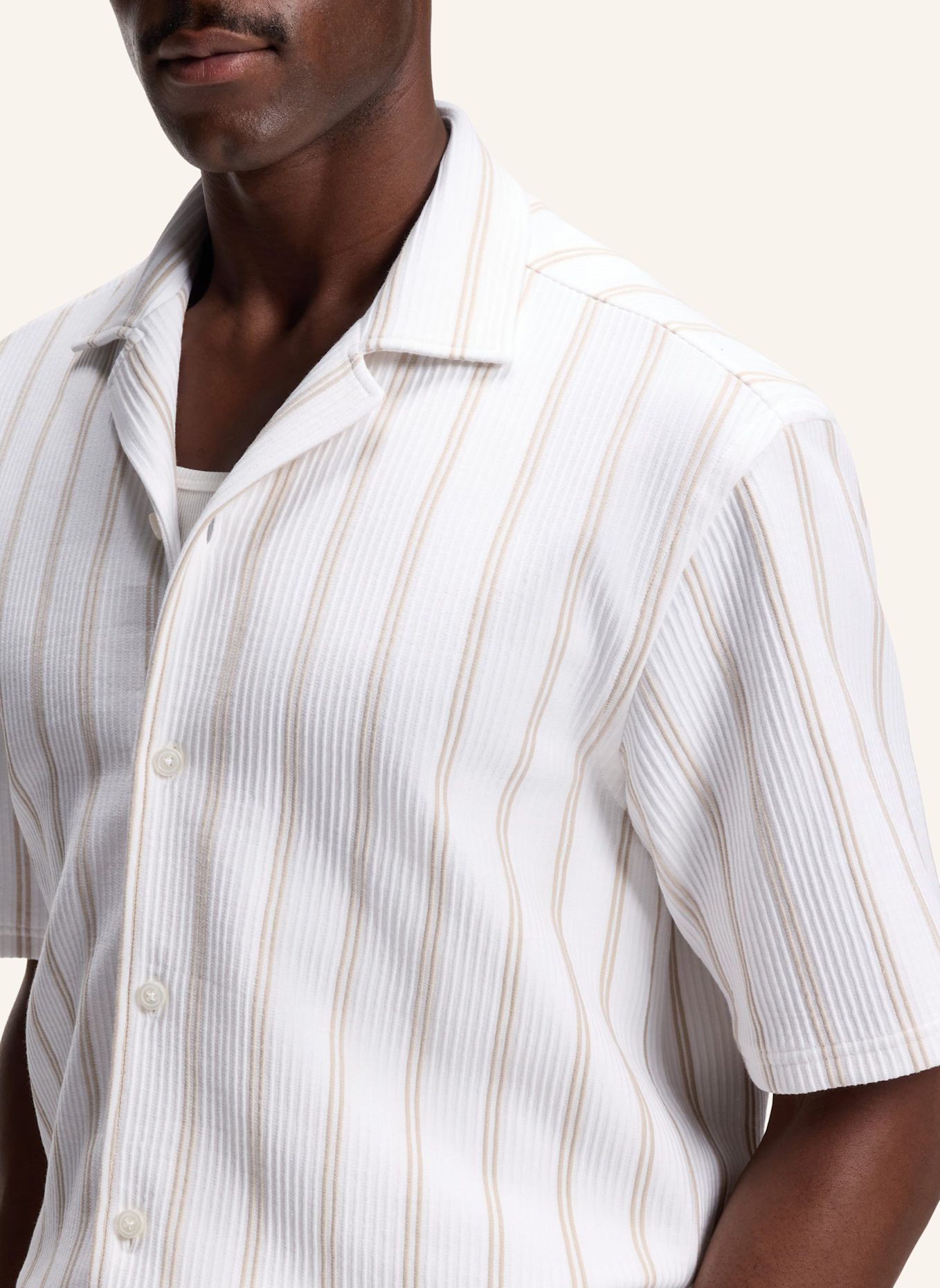 BOSS Casual Hemd C-LARS-CAMP-B-262 Relaxed Fit: BEIGE