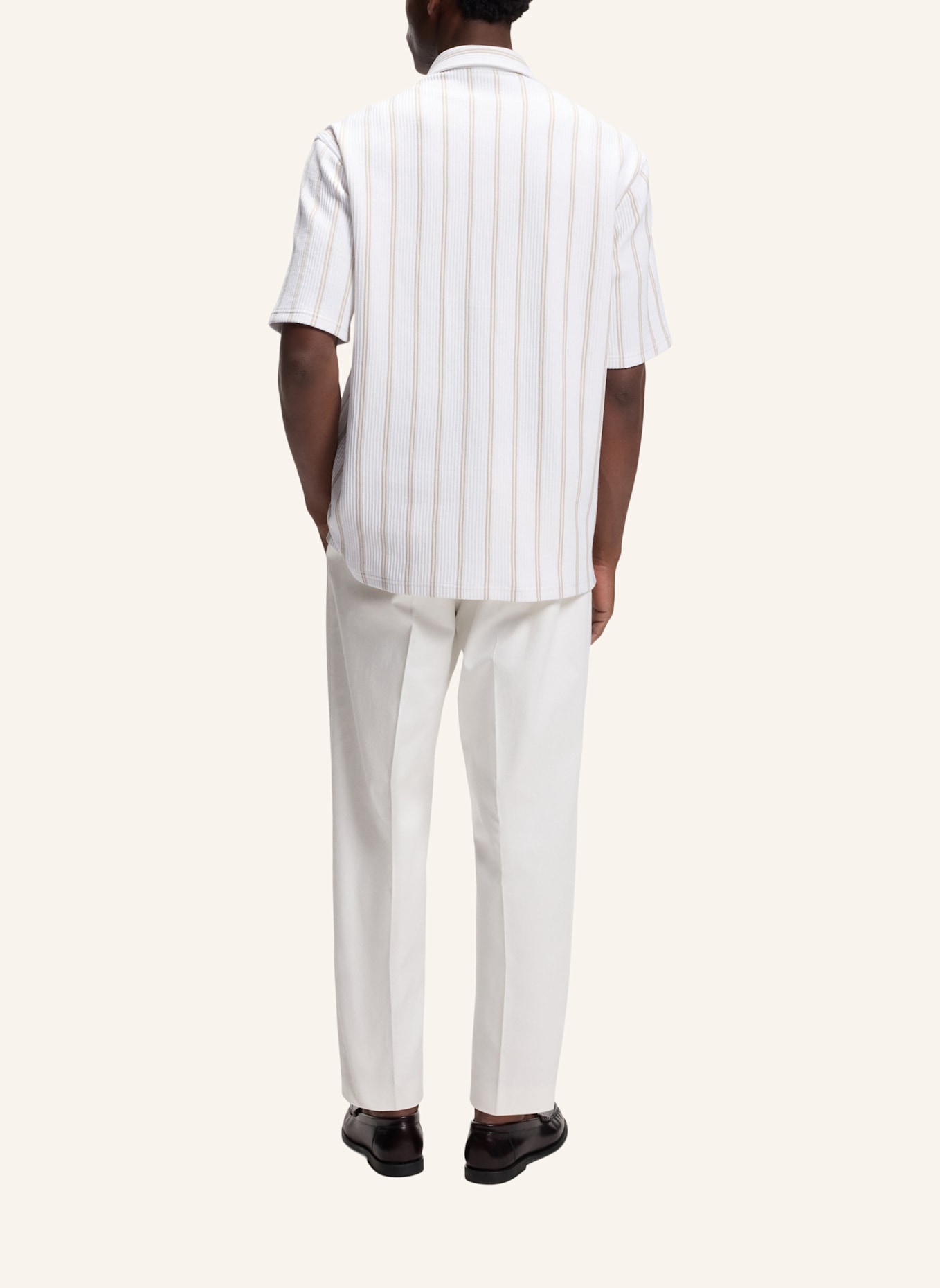 BOSS Casual Hemd C-LARS-CAMP-B-262 Relaxed Fit: BEIGE