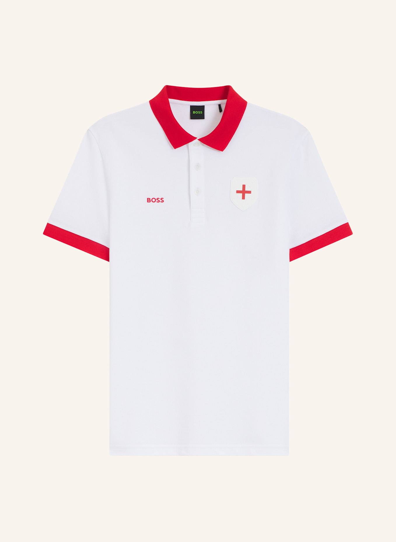 BOSS Poloshirt PL_BB BC LUX PADDY Regular Fit: WEISS