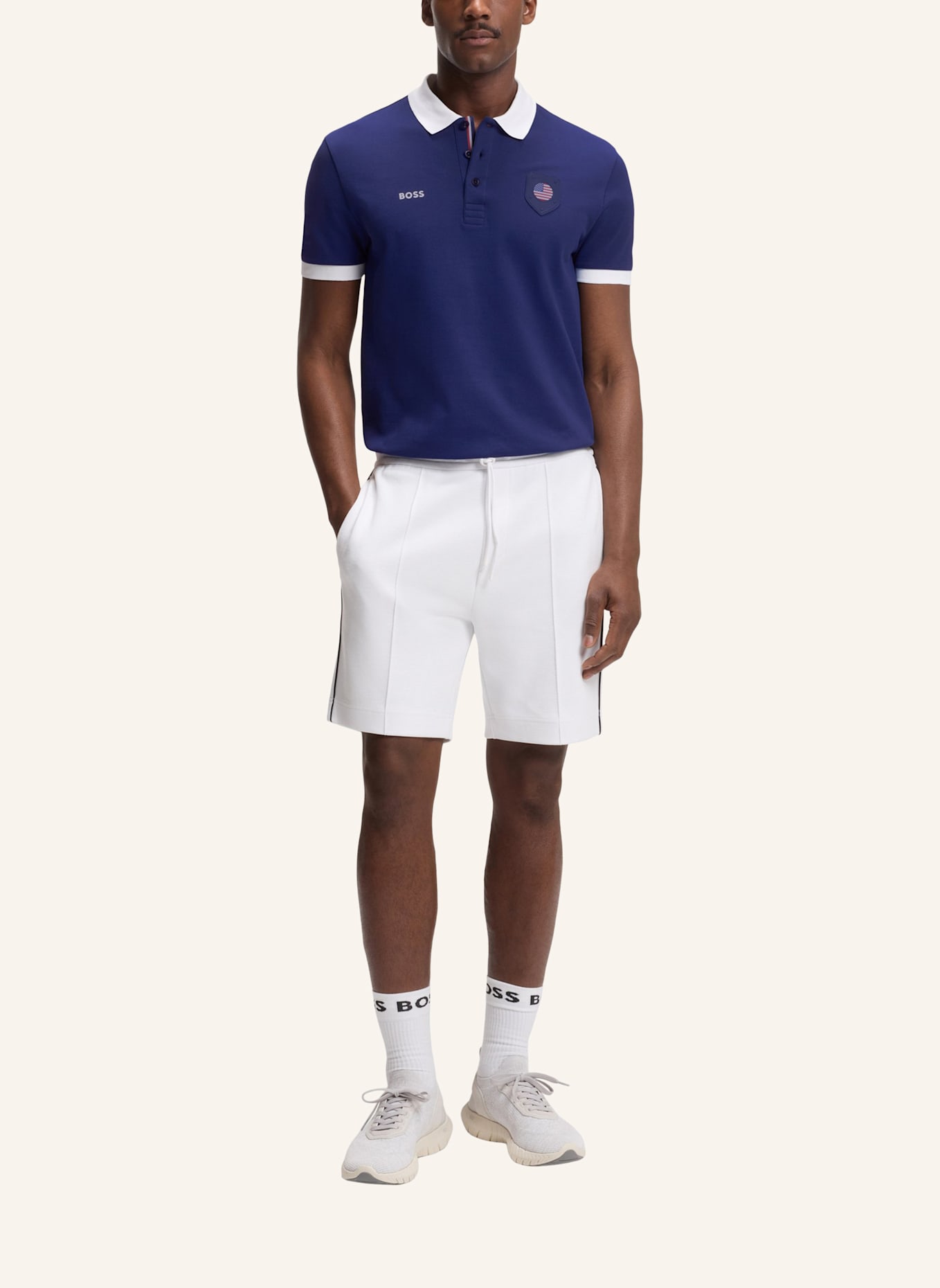 BOSS Poloshirt PL_BB BC LUX PADDY Regular Fit: BLAU