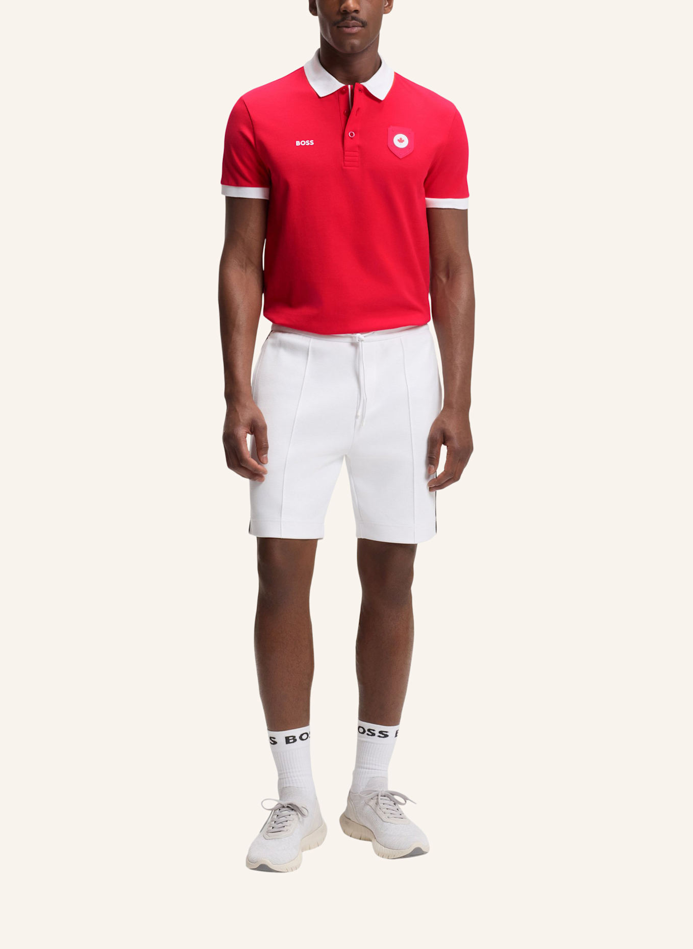 BOSS Poloshirt PL_BB BC LUX PADDY Regular Fit: DUNKELROT