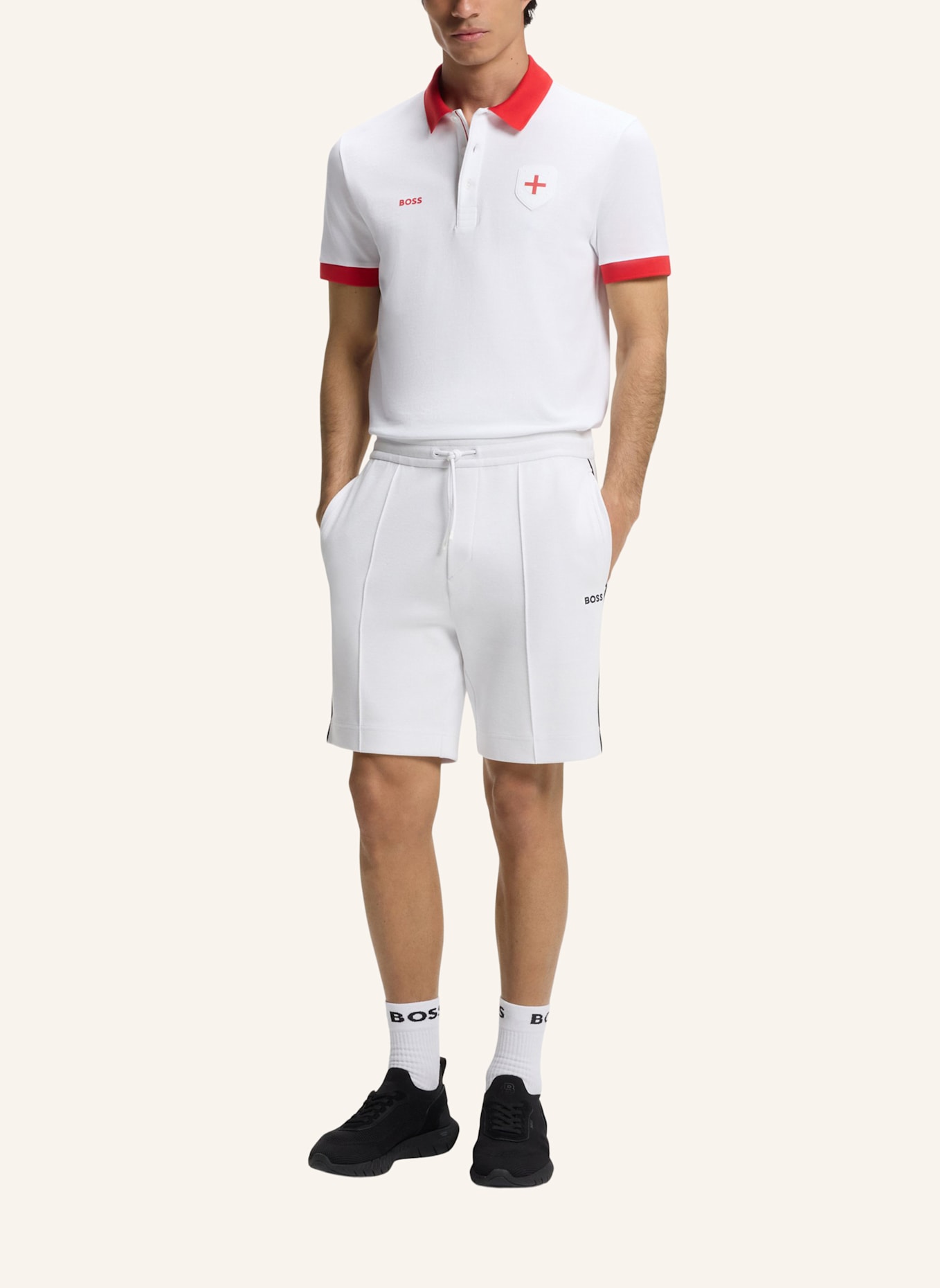 BOSS Poloshirt PL_BB BC LUX PADDY Regular Fit: WEISS