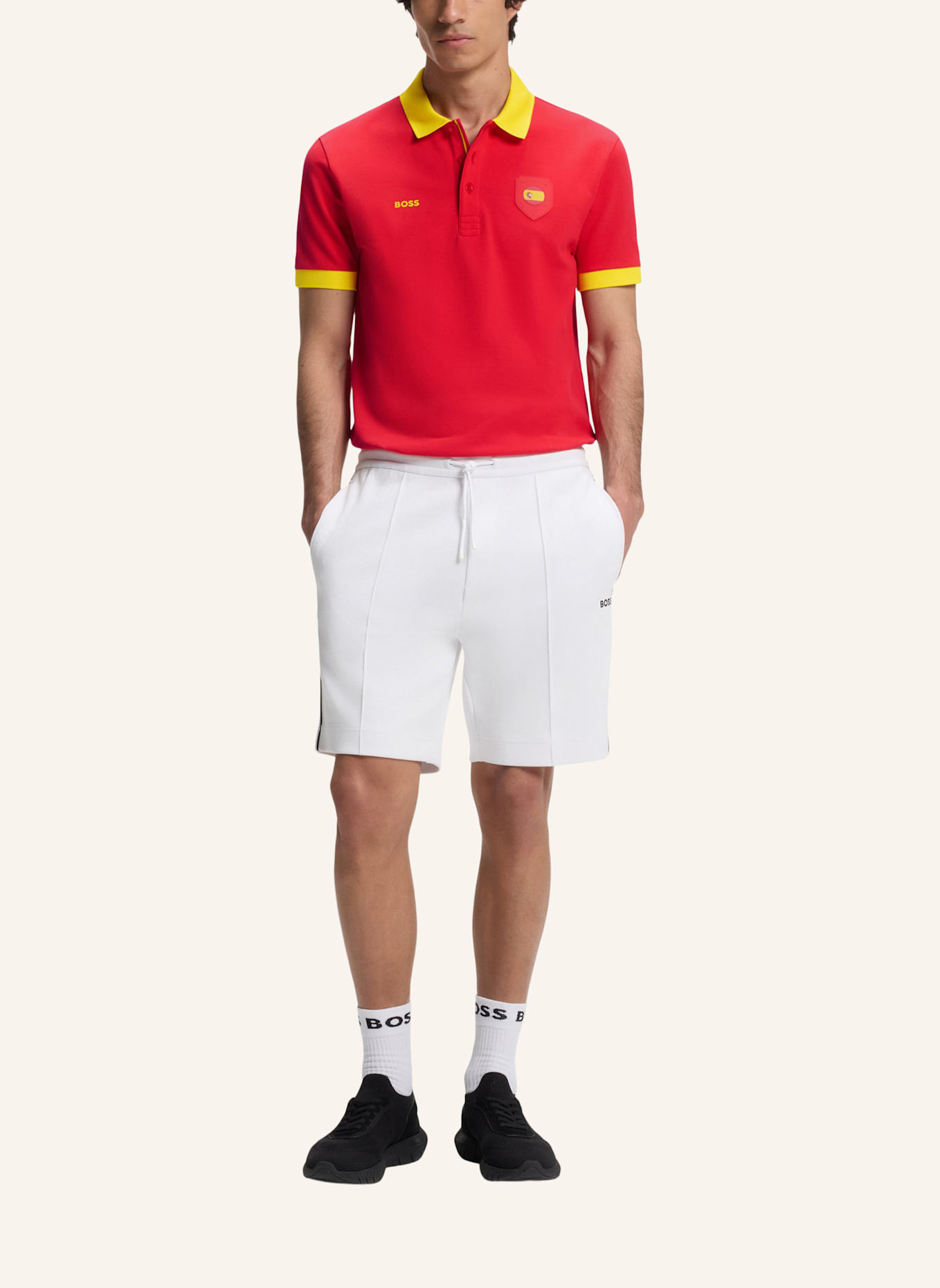 BOSS Poloshirt PL_BB BC LUX PADDY Regular Fit: DUNKELROT