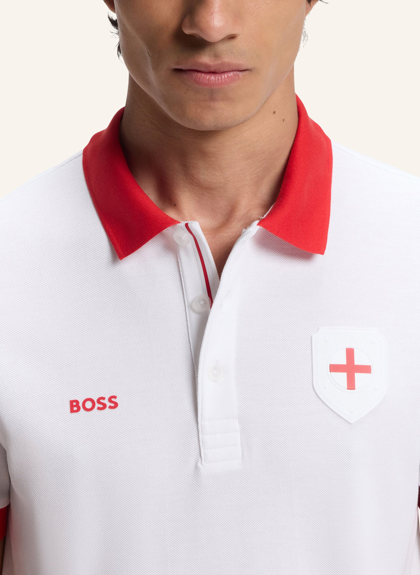 BOSS Poloshirt PL_BB BC LUX PADDY Regular Fit: WEISS