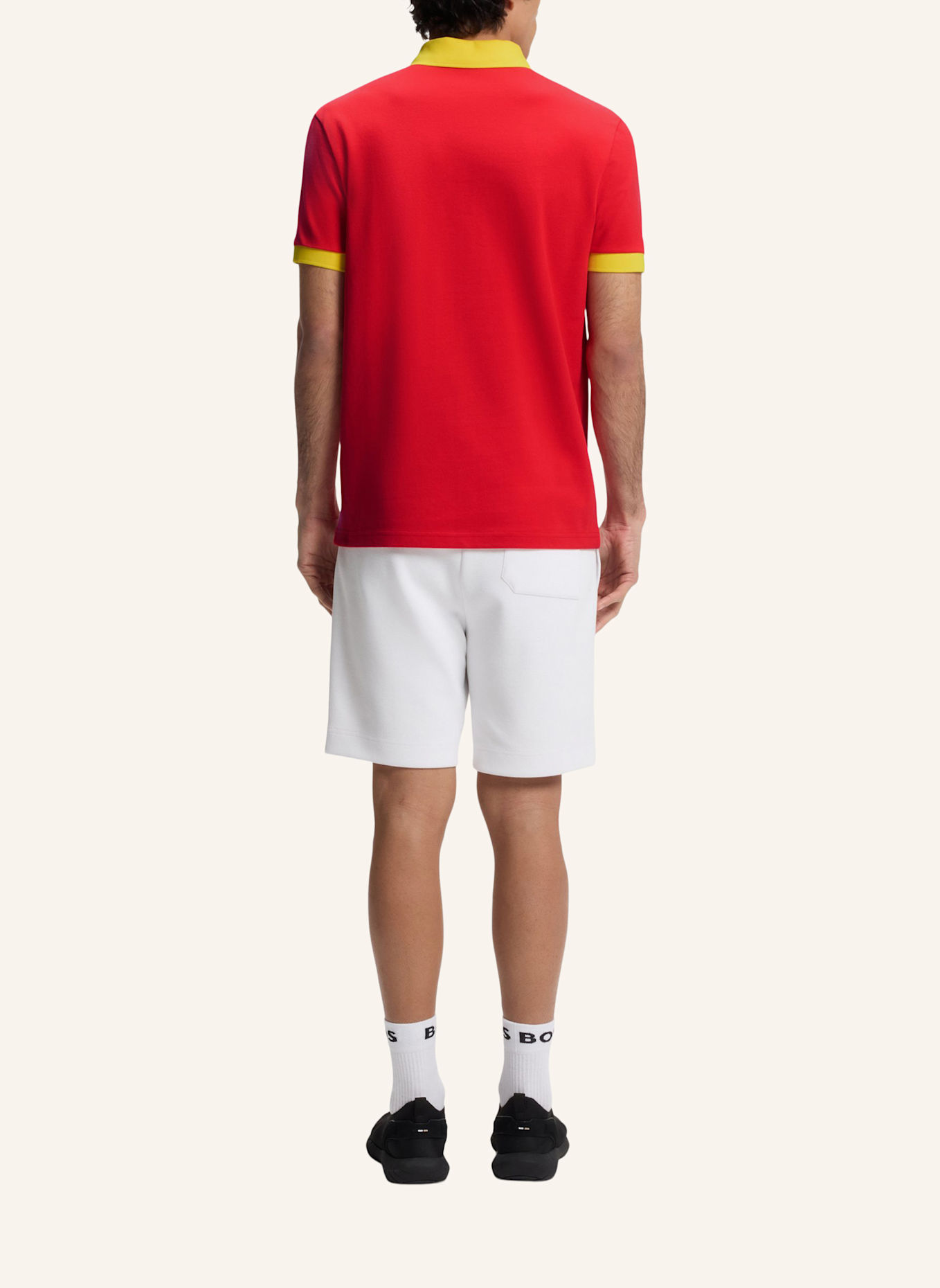 BOSS Poloshirt PL_BB BC LUX PADDY Regular Fit: DUNKELROT