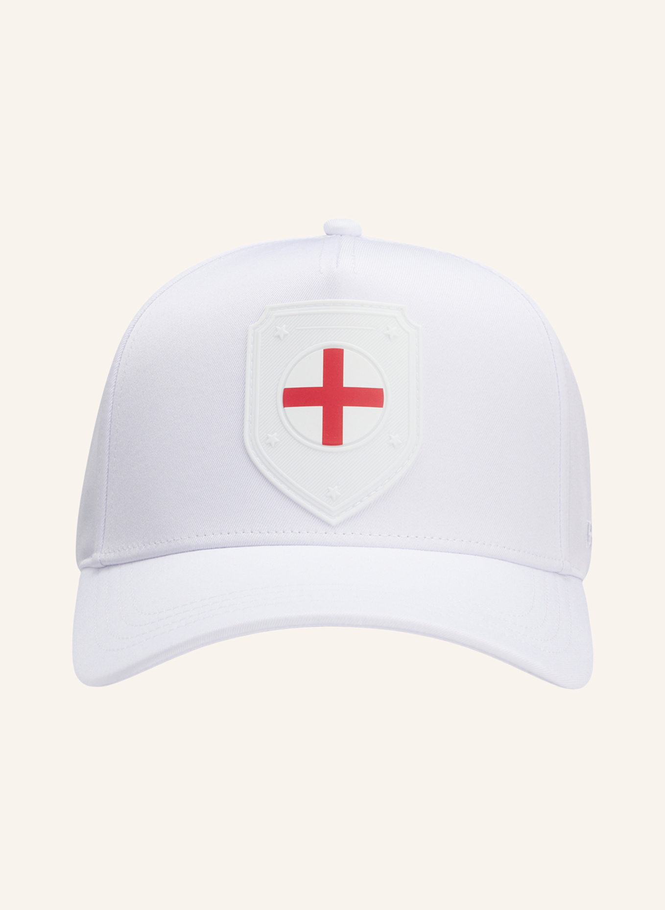 BOSS Gewebte Cap POULIN-BC D'LUX-FLAG: WEISS