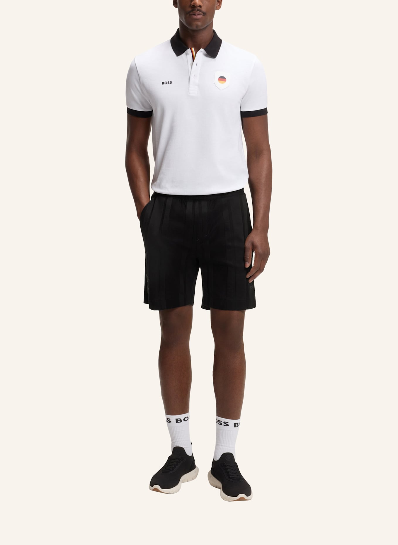 BOSS Casual Hose JT_BB BC LUX HUXLEY Regular Fit: SCHWARZ