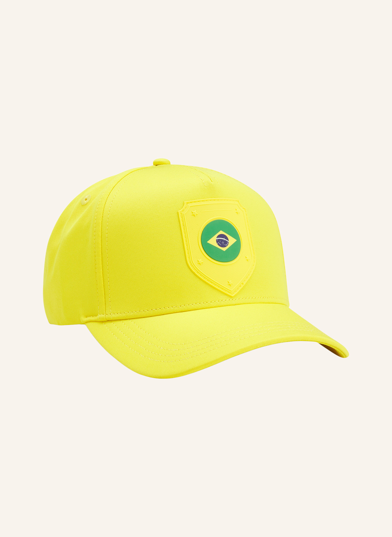 BOSS Gewebte Cap POULIN-BC D'LUX-FLAG: HELLGELB