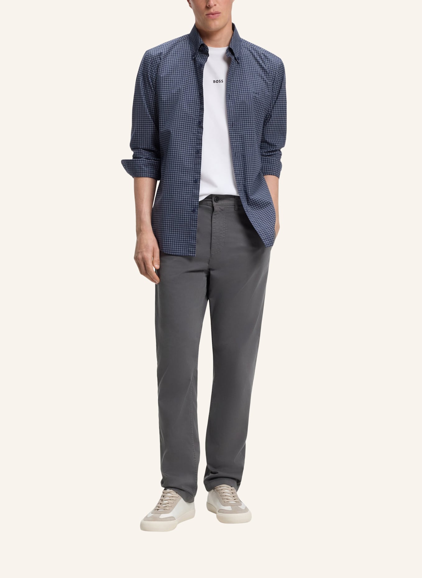BOSS Chino REGULAR-1 Regular Fit: SCHWARZ
