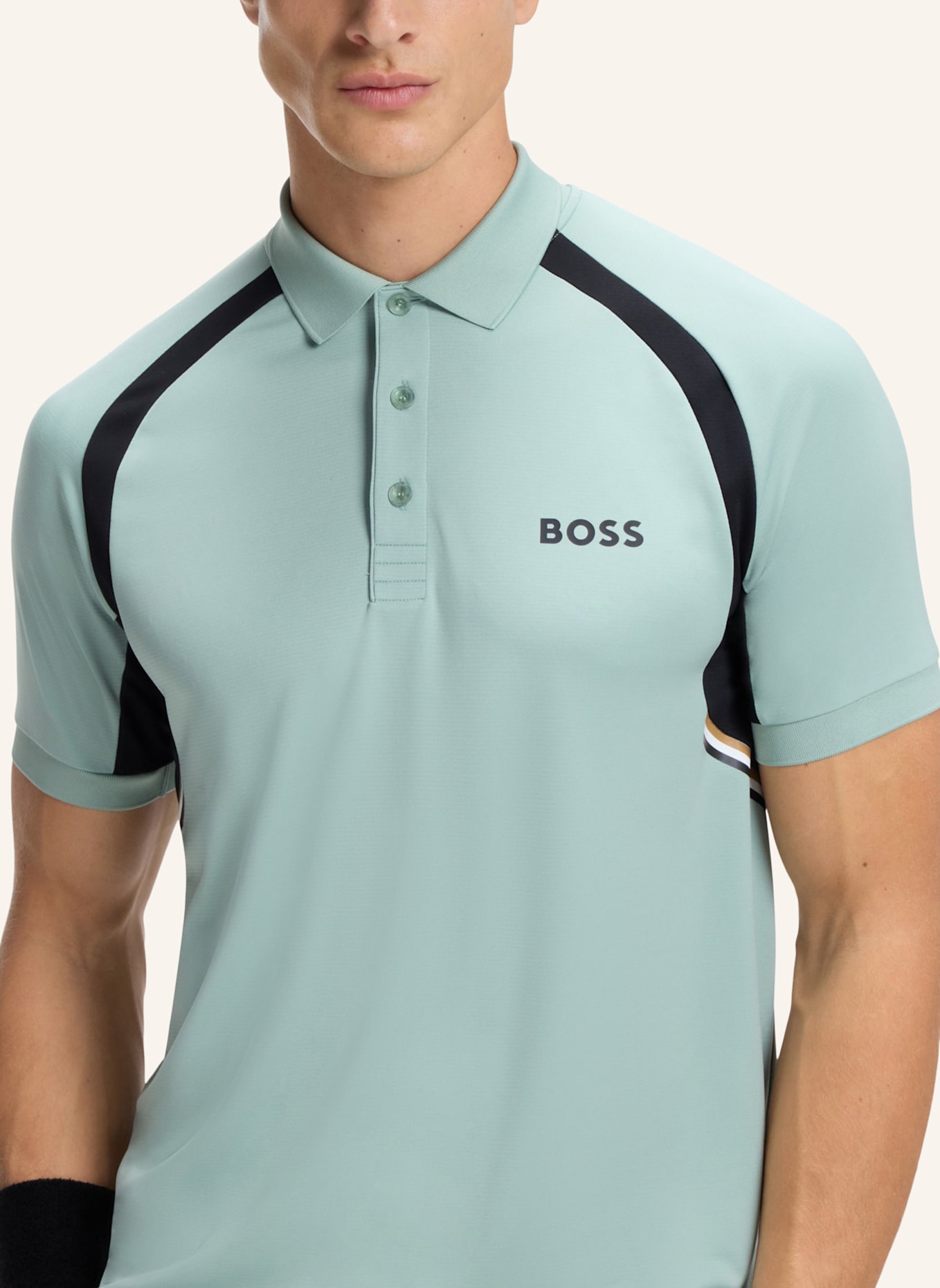 BOSS Gewebte Cap CAP-BOLD: GRÜN