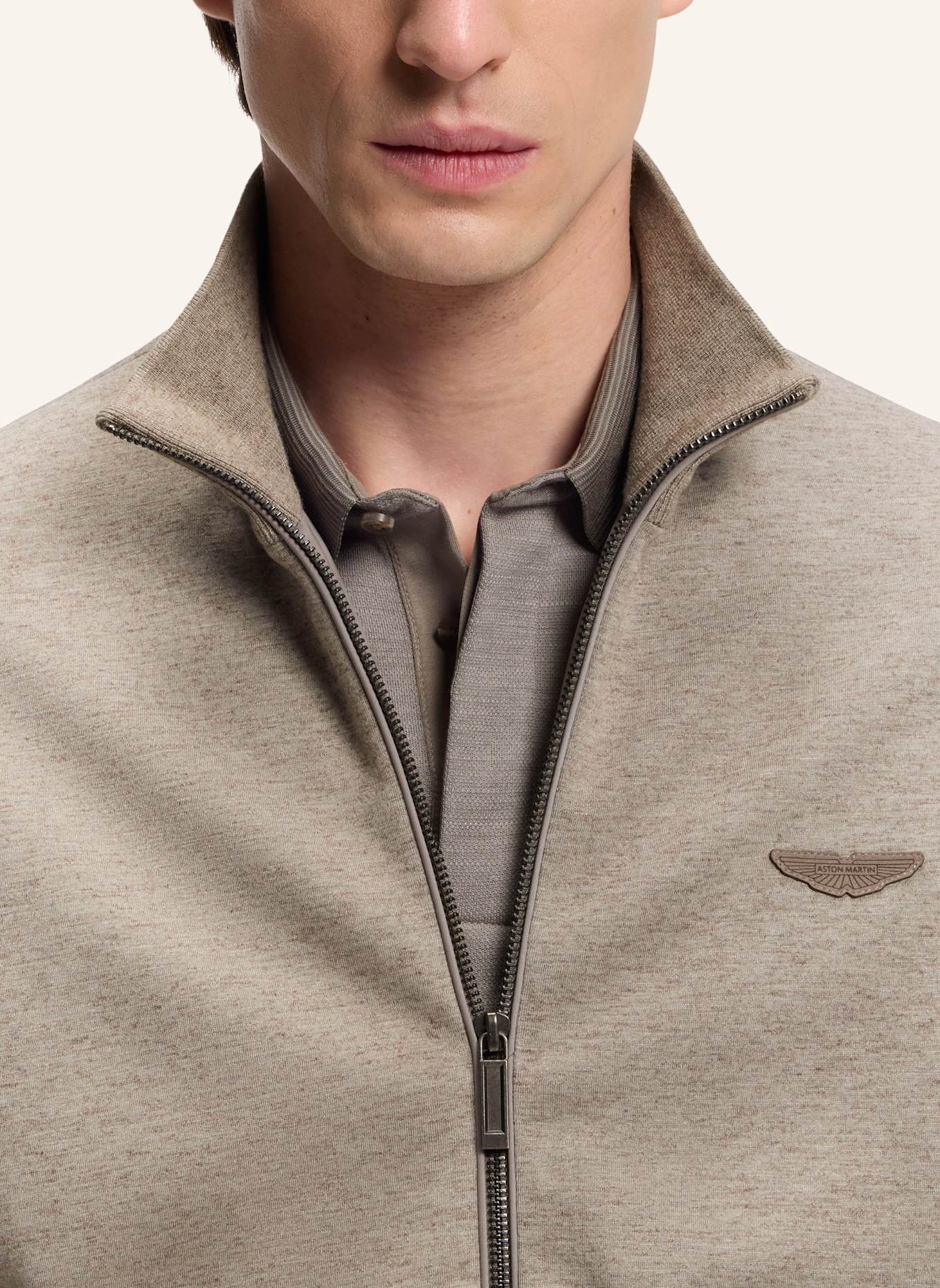 BOSS Sweatshirt C-SHEPHERD 242_AM Regular Fit: TAUPE