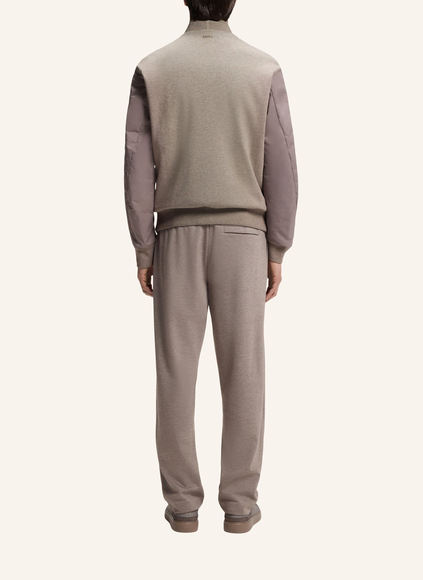 BOSS Sweatshirt C-SHEPHERD 242_AM Regular Fit: TAUPE