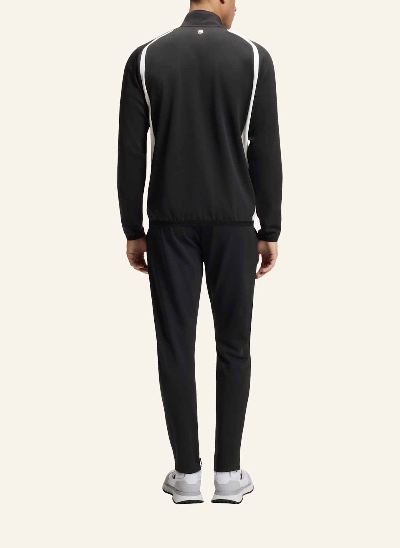 BOSS Sweatshirt SW_TOC SPIN FZ Regular Fit: SCHWARZ