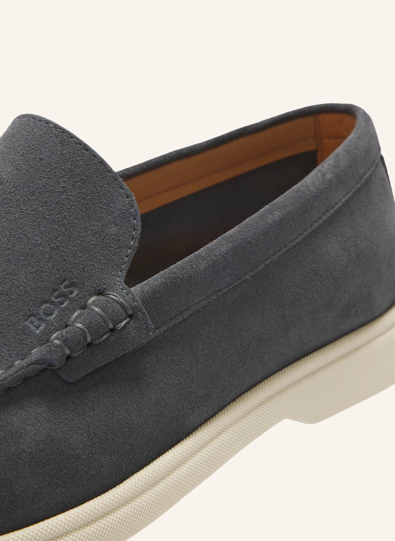 BOSS Slipper SIENNE: DUNKELGRAU