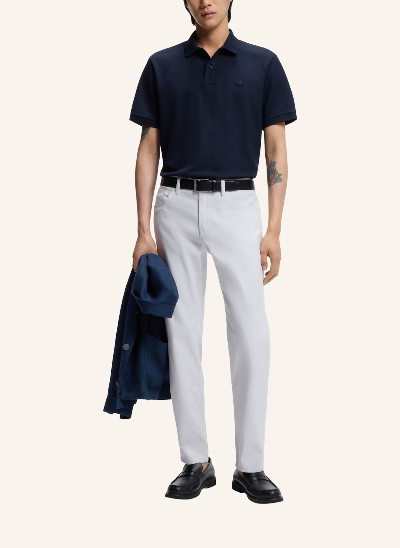 BOSS Casual Hose H-RE.MAINE5 Regular Fit: GRAU