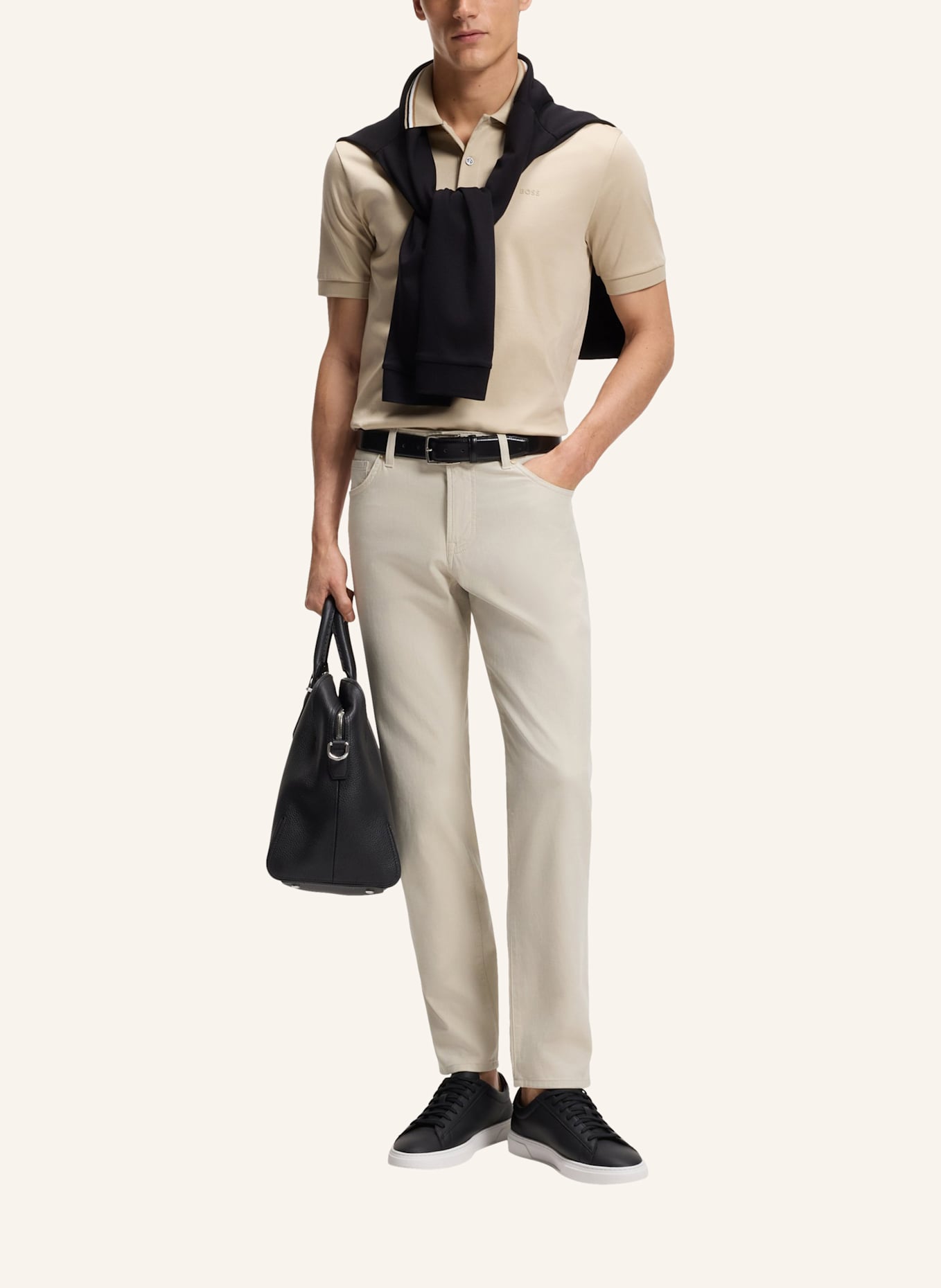 BOSS Casual Hose H-RE.MAINE5 Regular Fit: BEIGE