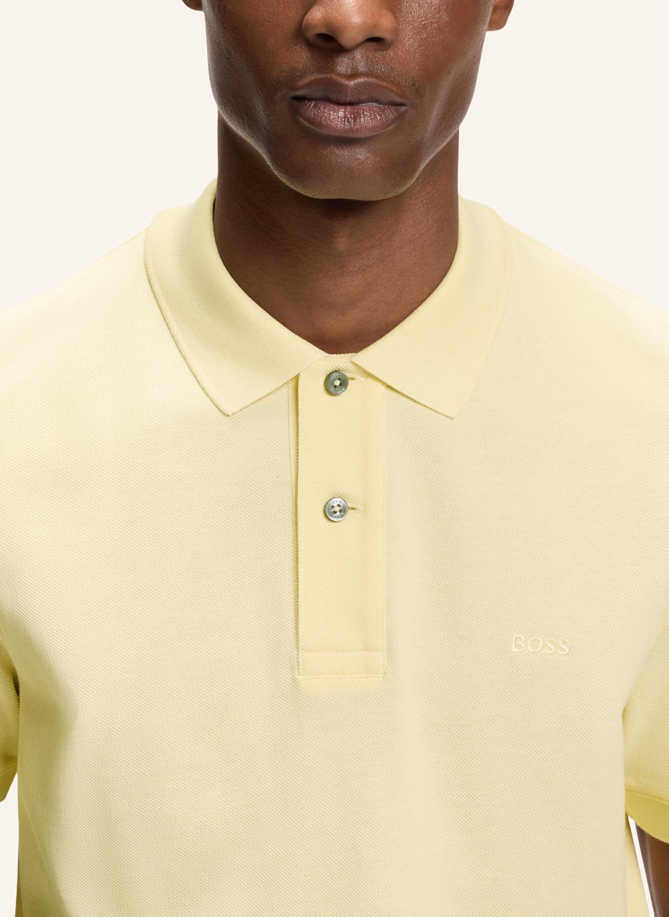 BOSS Poloshirt PALLAS Regular Fit: HELLGELB