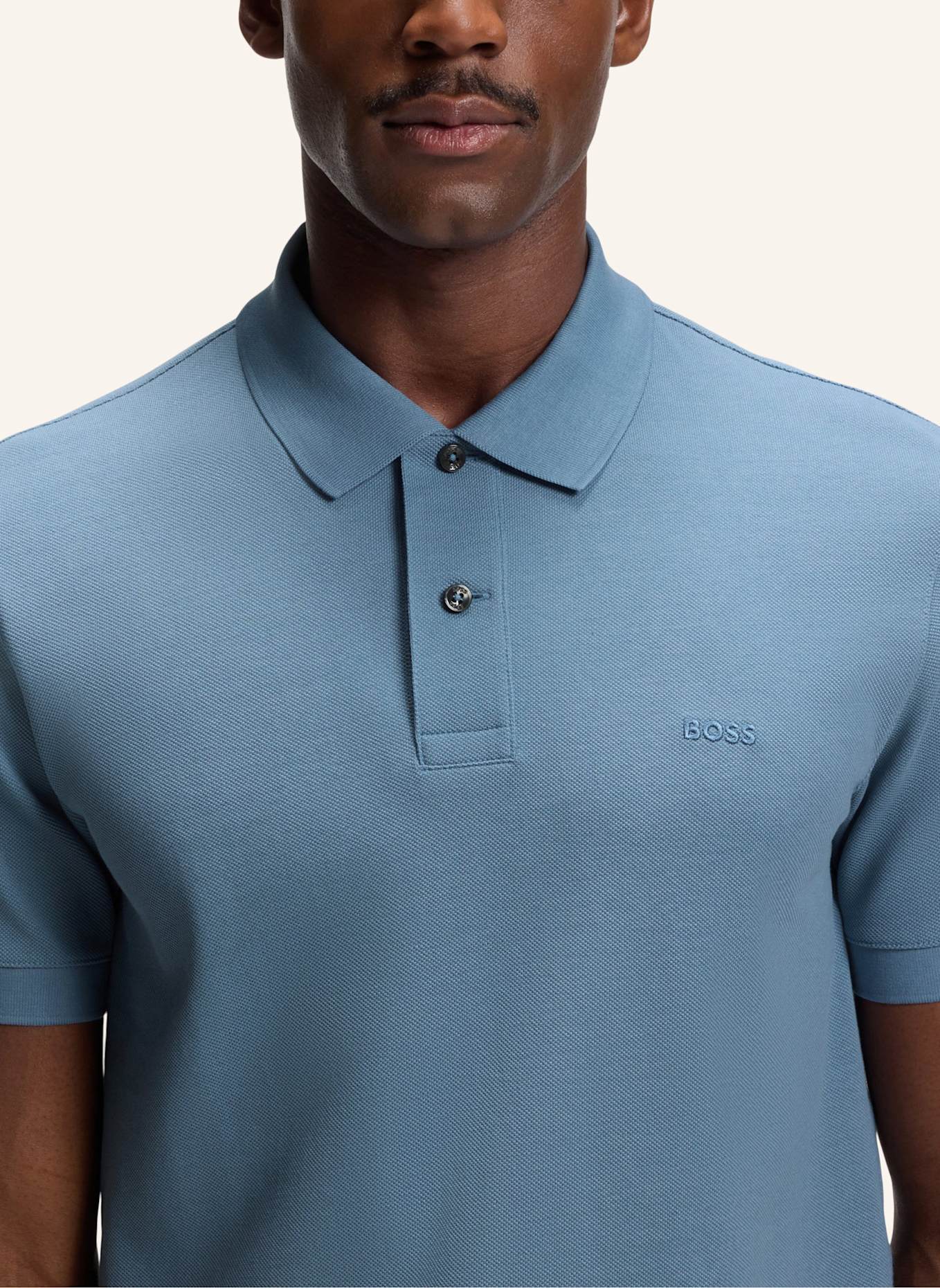 BOSS Poloshirt PALLAS Regular Fit: HELLBLAU