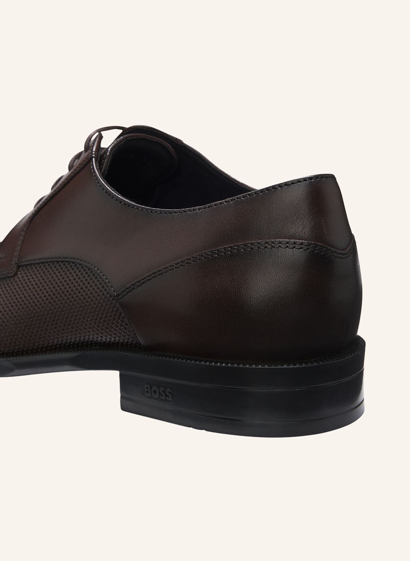 BOSS Business-Schnürschuh TAYIL_DERB_TCBUPF: DUNKELBRAUN