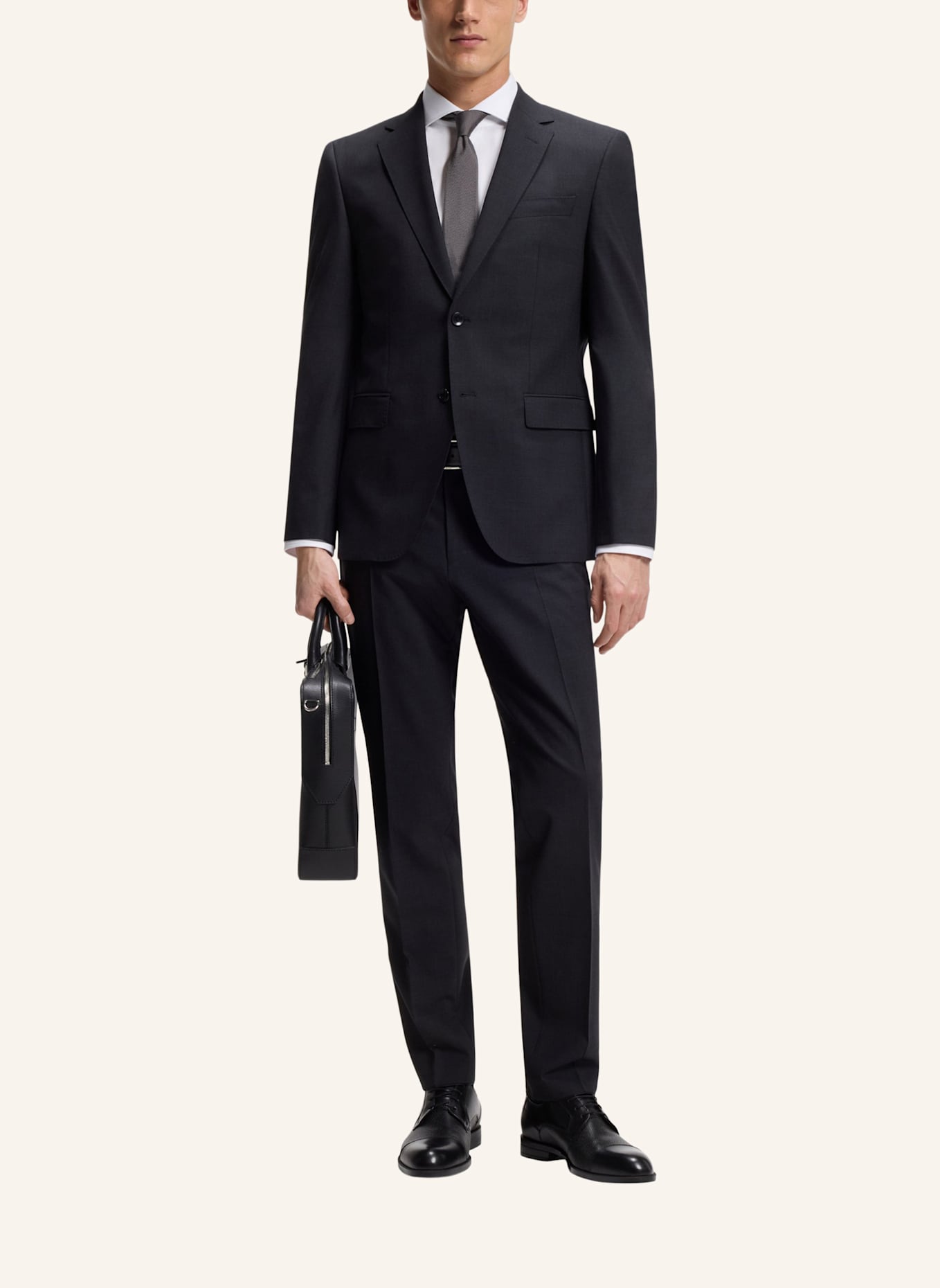 BOSS Business-Schnürschuh TAYIL_DERB_TCBUPF: SCHWARZ