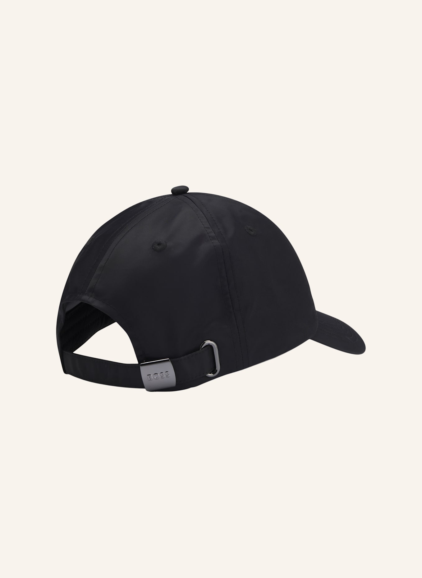 BOSS Gewebte Cap ZED-BOSS-ME-N: SCHWARZ