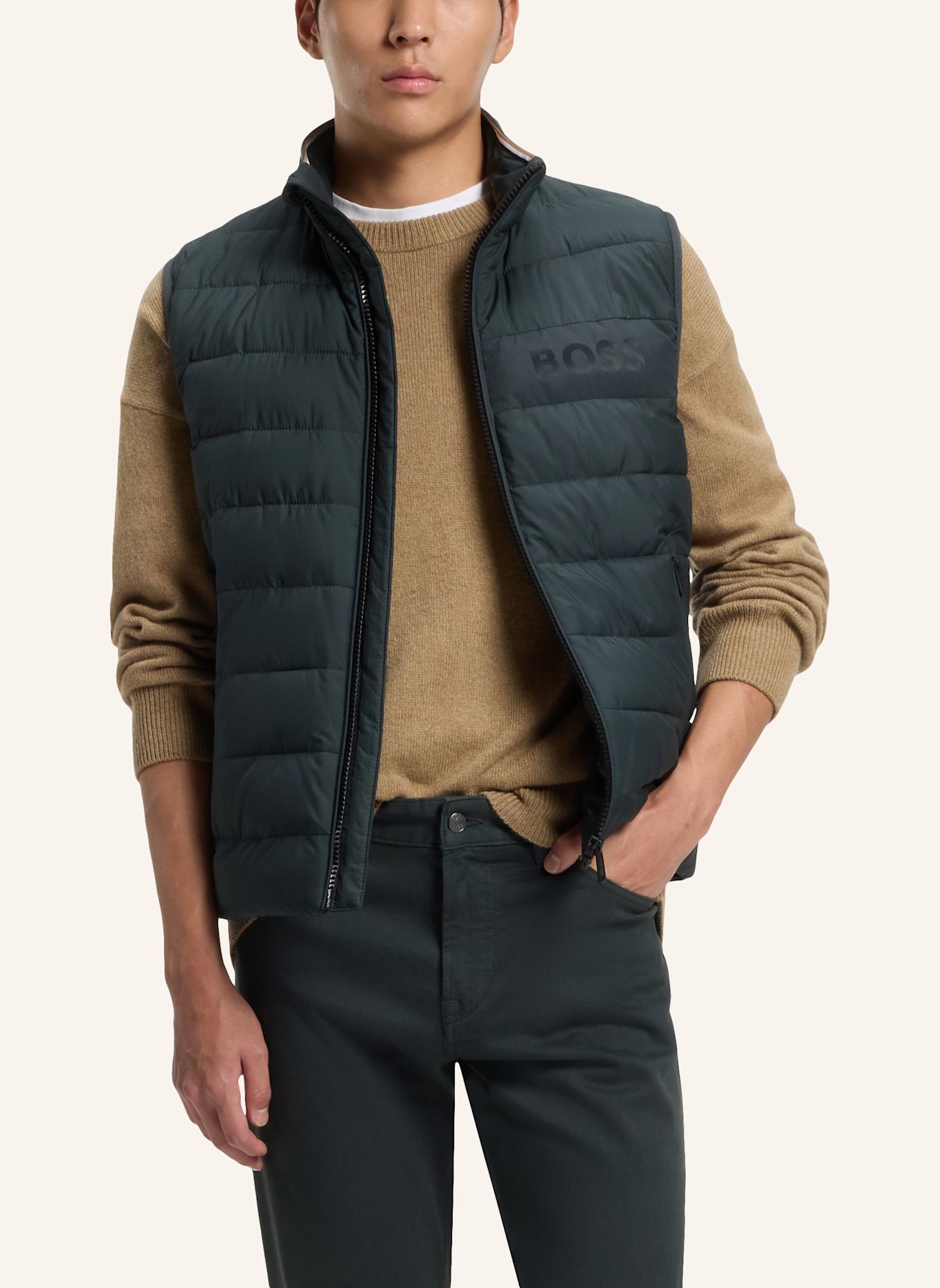 BOSS Gewebte Cap ZED-BOSS-ME-N: SCHWARZ