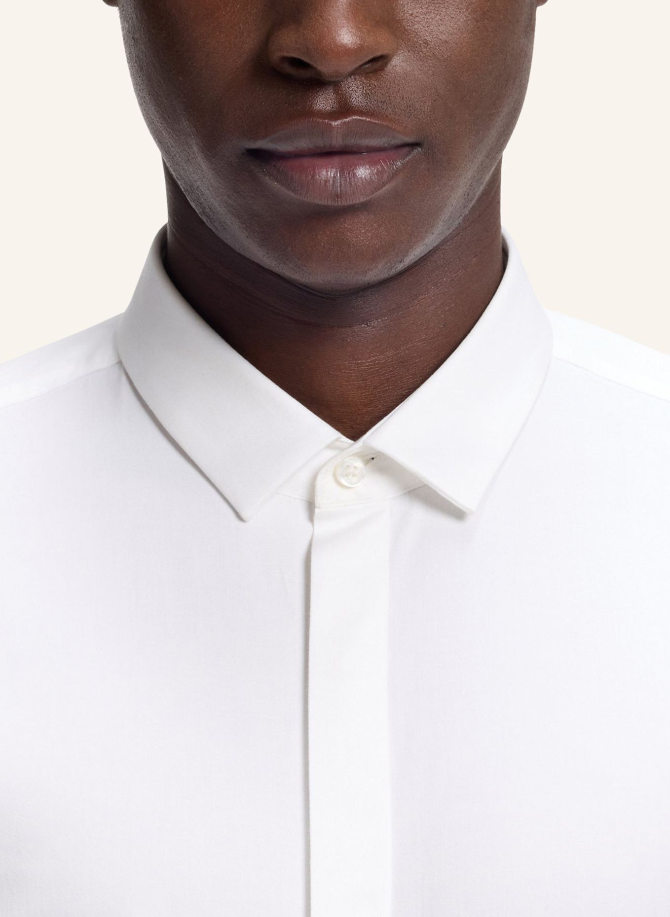 HUGO Business Hemd KETRAN Slim Fit: WEISS