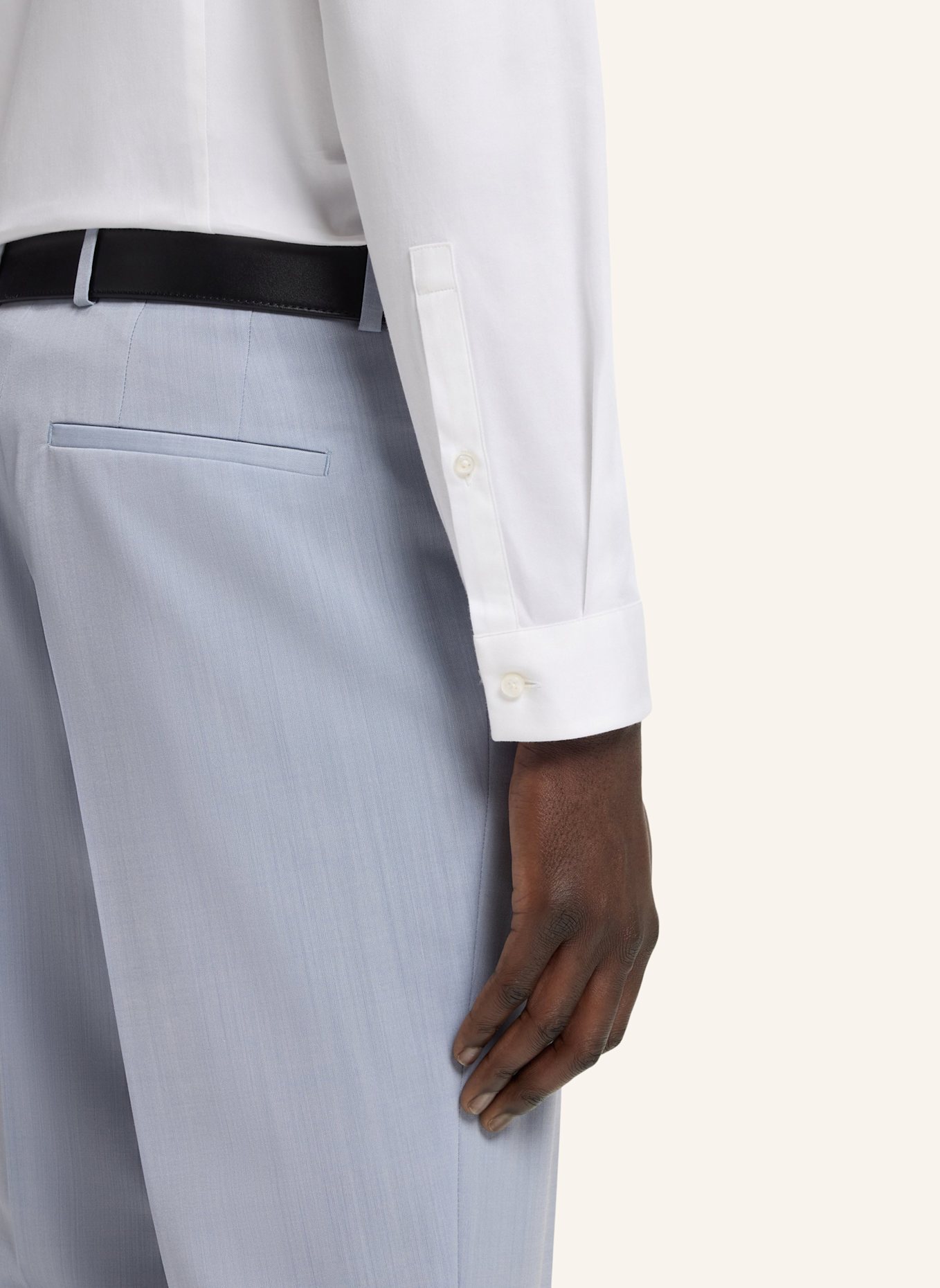 HUGO Business Hemd KETRAN Slim Fit: WEISS