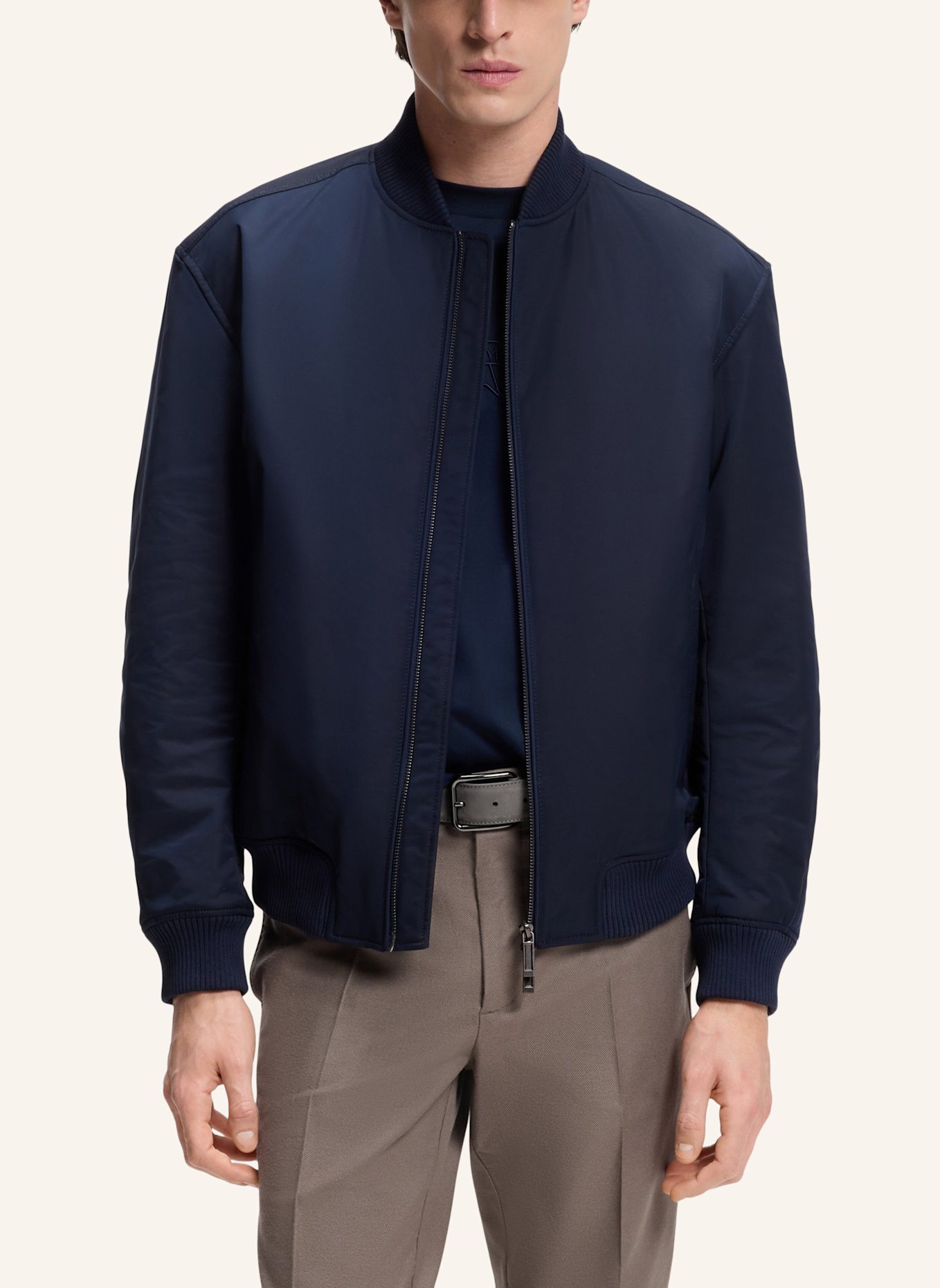 BOSS Gewebte Cap ZED_AM: TAUPE