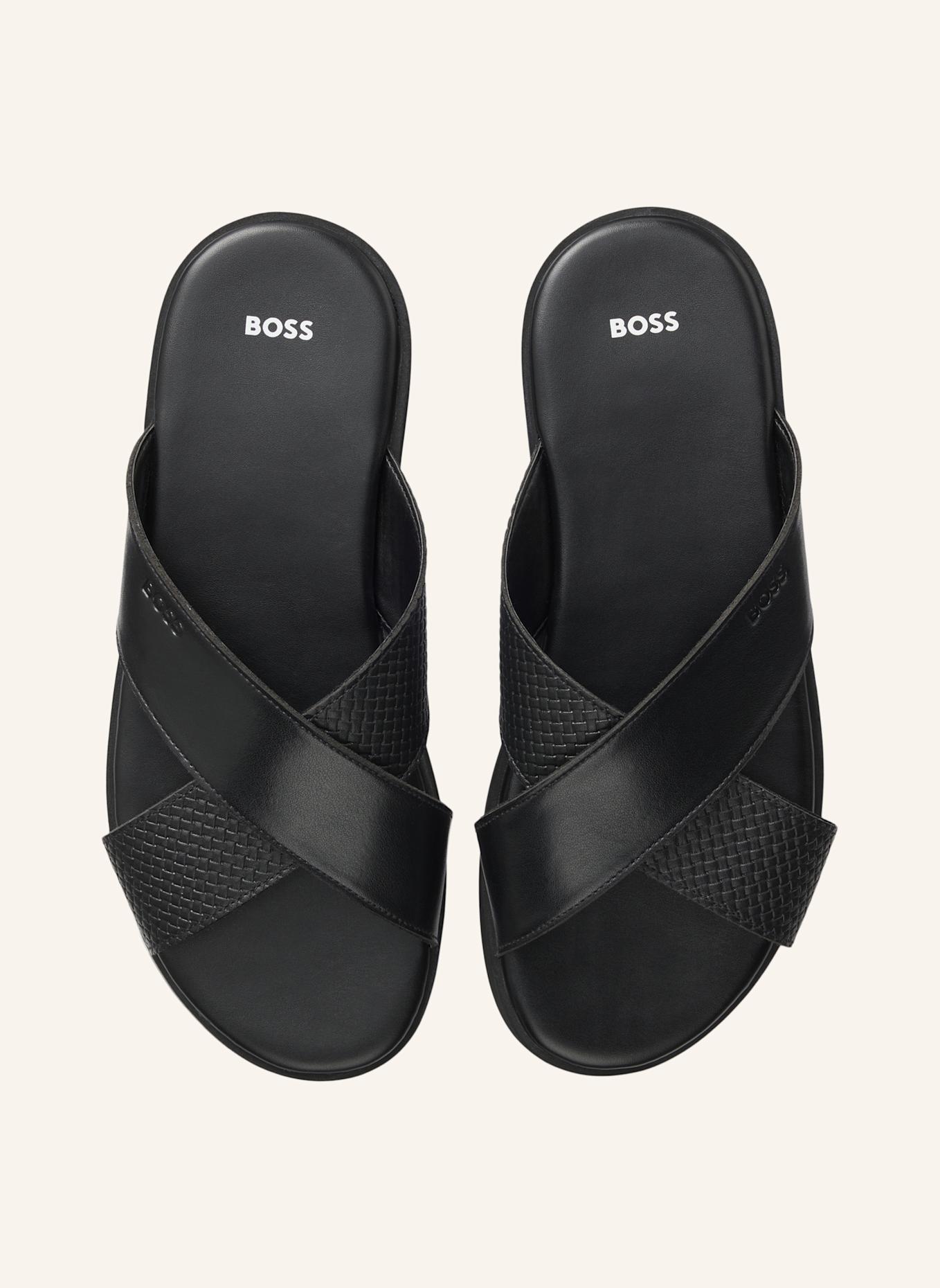 BOSS Sandale DARREL_SLID_CRPUWV: SCHWARZ